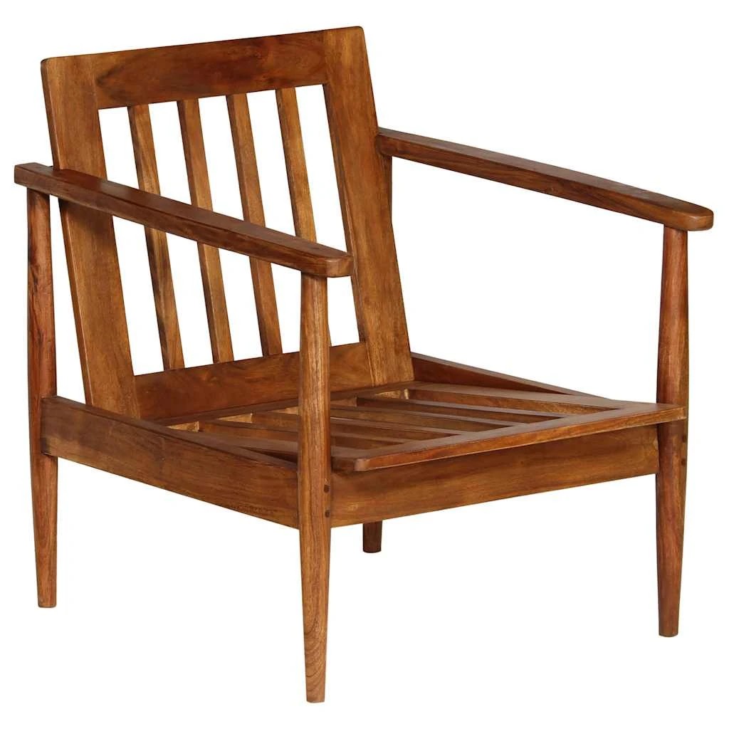 4 Vidaxl Armchair Chair - Brown, 4 of 10