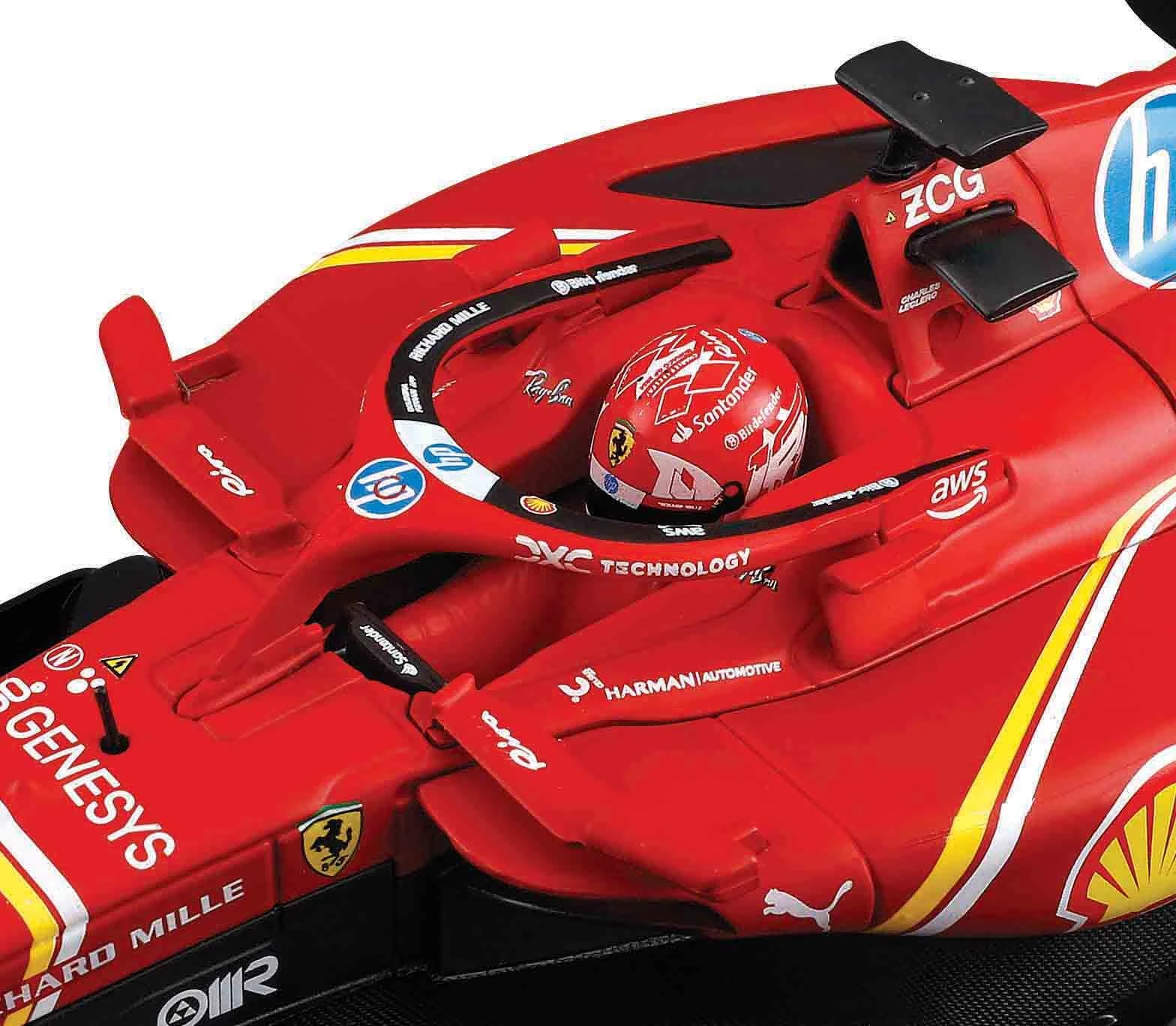 3 1:24 F1 Ferrari Diecast Formula Vehicle, 3 of 4