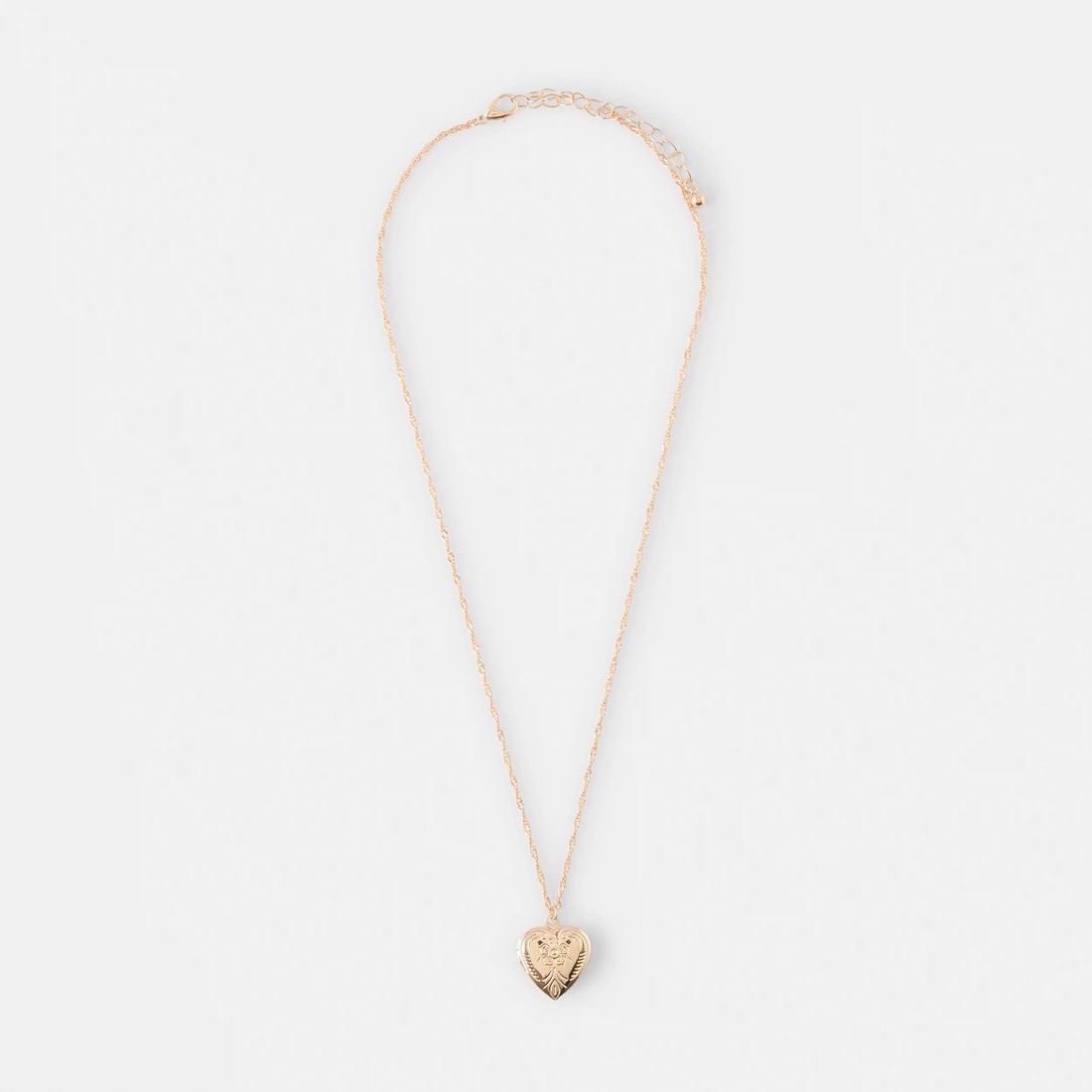 3 Heart Locket Necklace - Gold Tone, 3 of 5