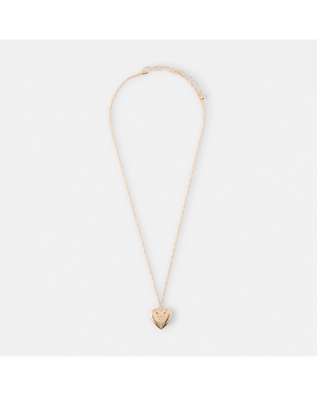 3 Heart Locket Necklace - Gold Tone, 3 of 5