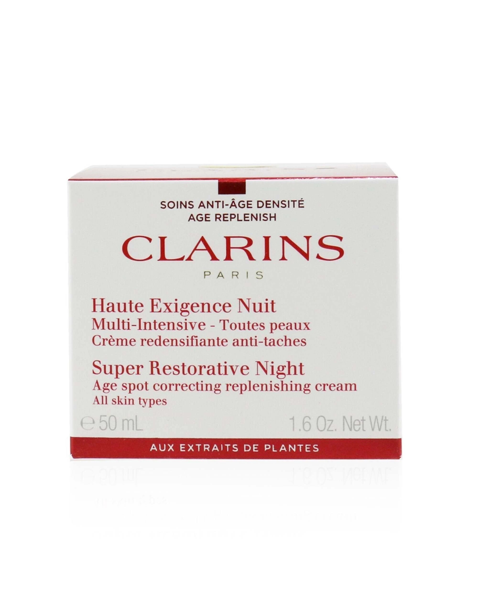 3 Clarins Super Restorative Night Age Spot Correcting Replenishing Cream  50ml/1.6oz, 3 of 3