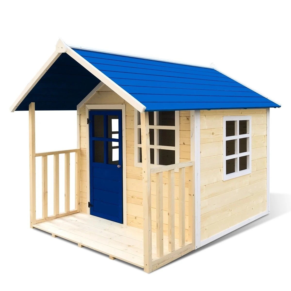 6 AUSWAY Wooden Kids Cubby House Playhouse, 6 of 9