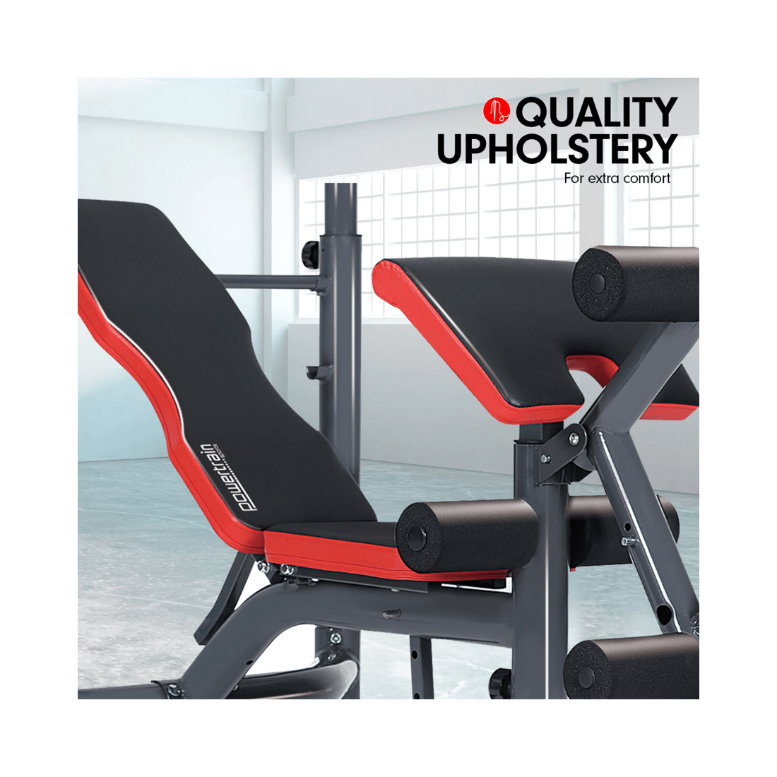 6 Powertrain Adjustable Weight Bench Home Gym Bench Press Exercise, 6 of 8