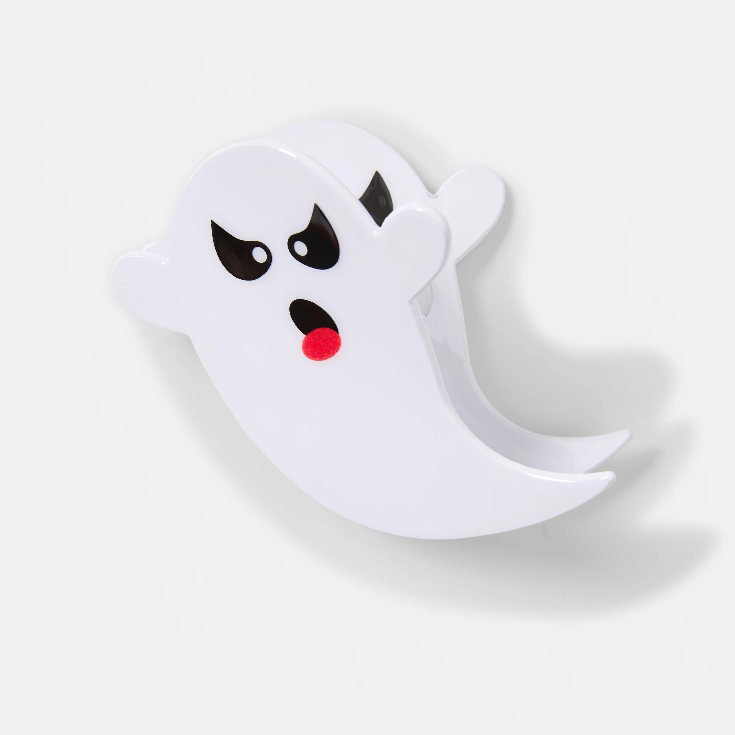 1 White Halloween Ghost Claw Hair Clip White, 1 of 4