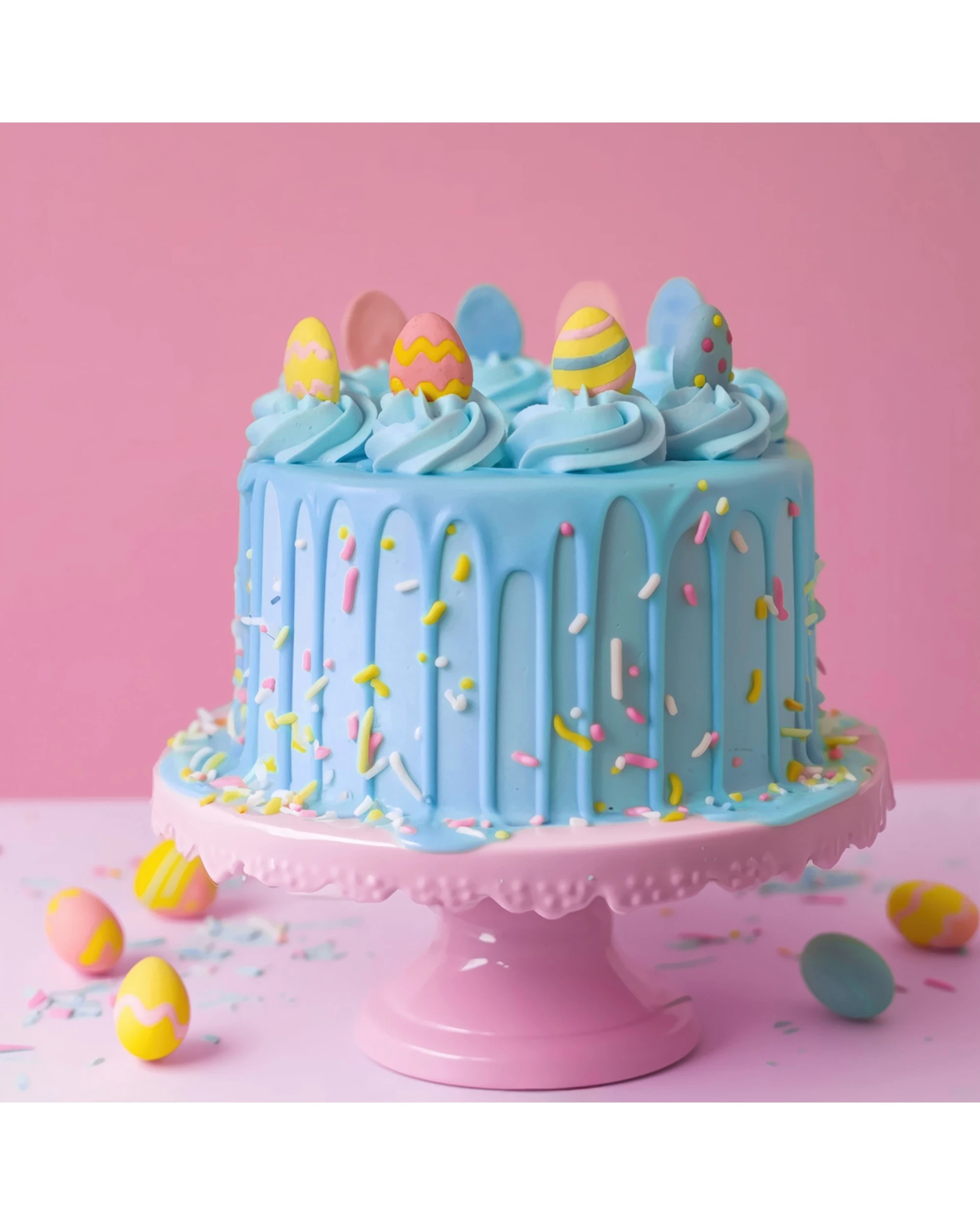 3 Sprinks Colourful Easter Egg Edible Sugar Cupcake Decorations Pack of 8, 3 of 5