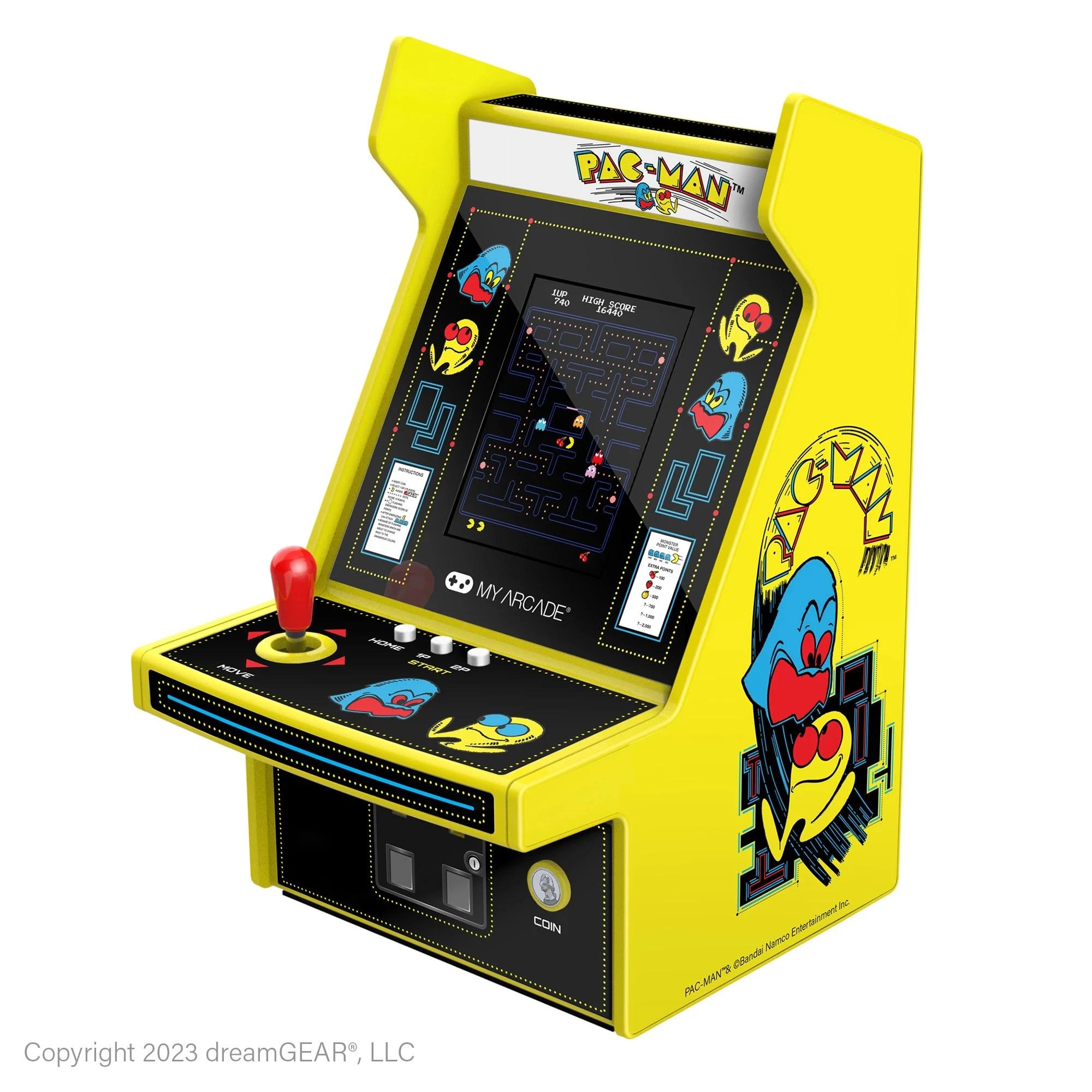 3 My Arcade PAC-MAN Micro Player Pro - Yellow, 3 of 10