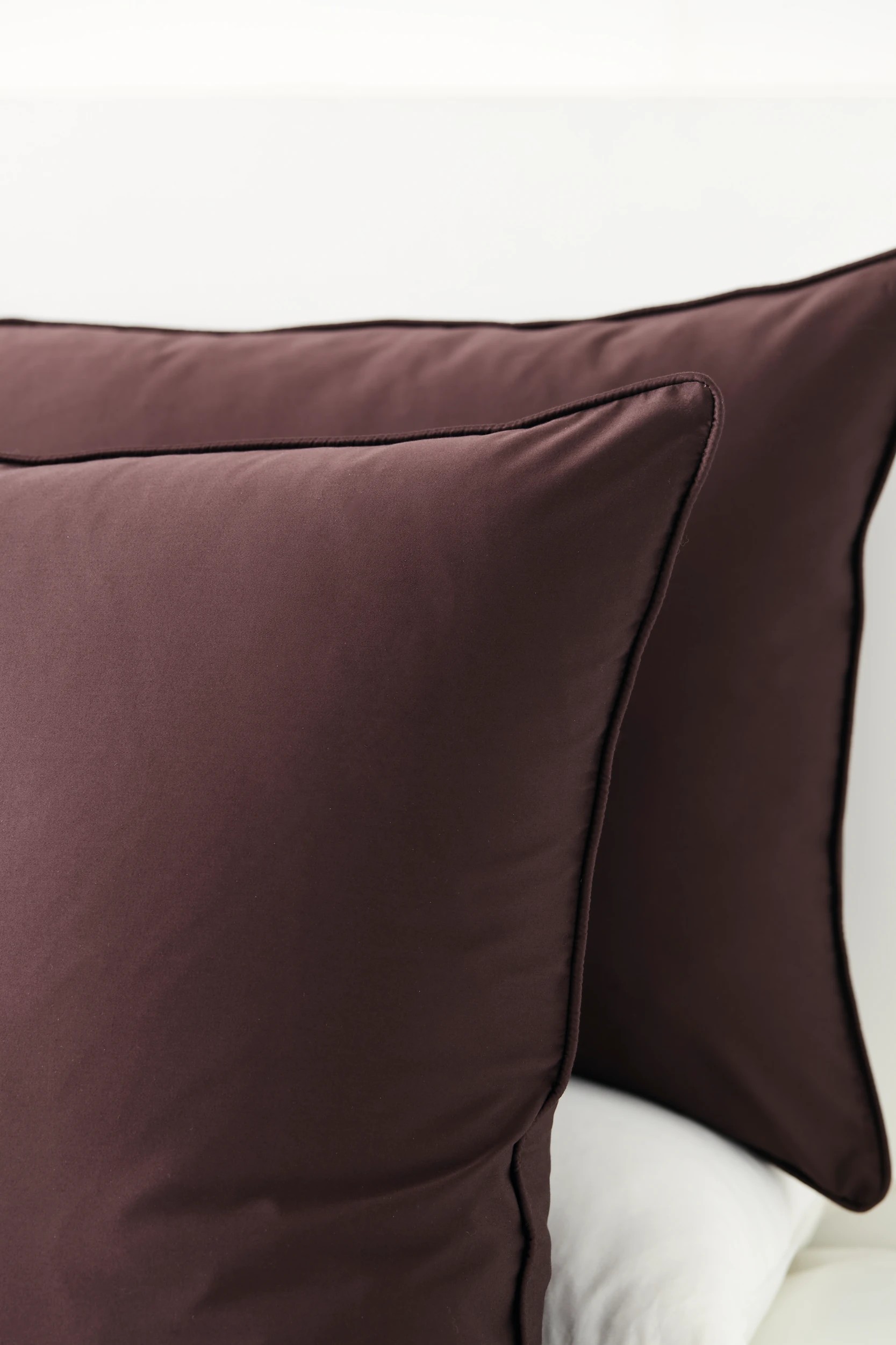 4 Target Luxury Egyptian Cotton European Pillowcase - Queen Bed - Brown, 4 of 4