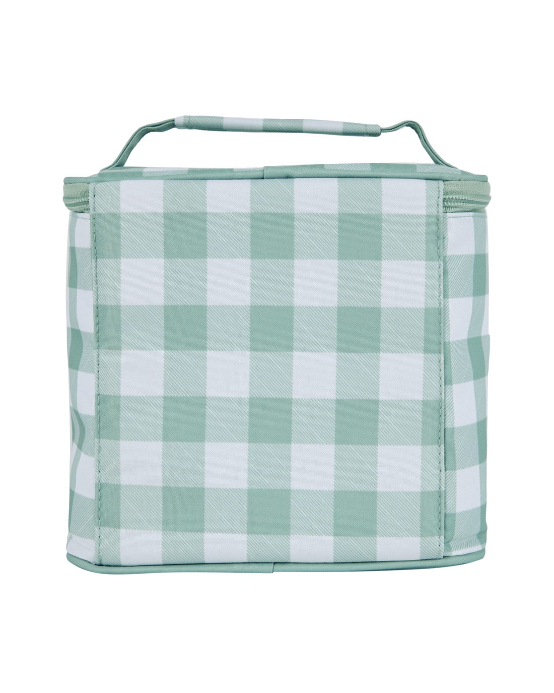 2 Green Check Top Loader Lunch Bag, 2 of 5