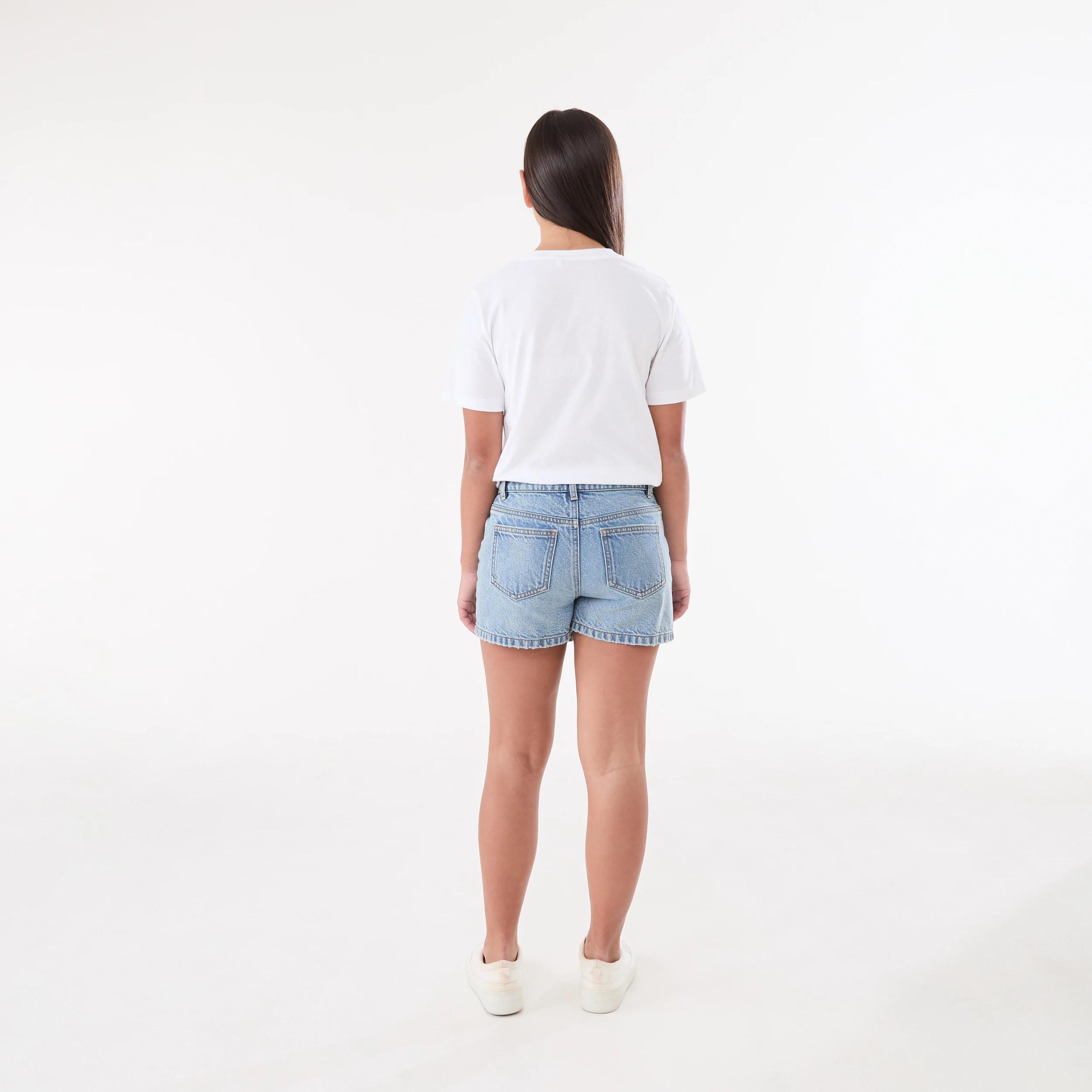 6 Denim Skort LIGHT WASH, 6 of 6