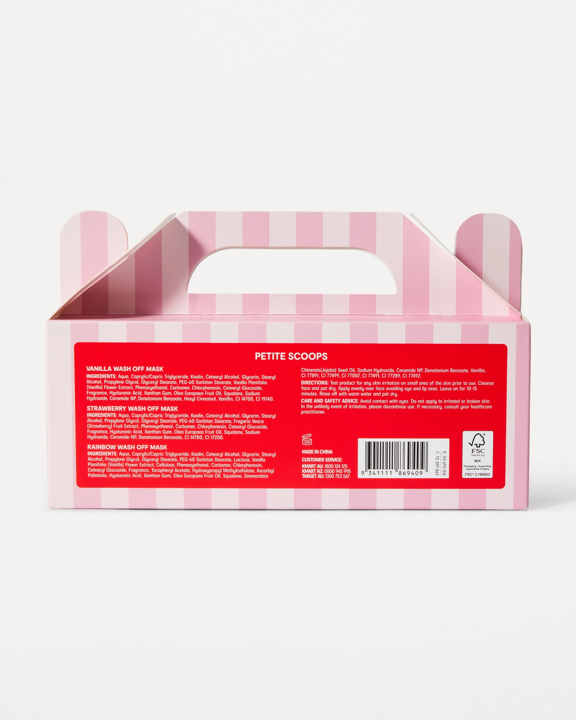 5 OXX Beauty 3 Petite Scoops Ice Cream Wash Off Face Masks - Vanilla, Strawberry and Birthday Cake Scented, 5 of 5