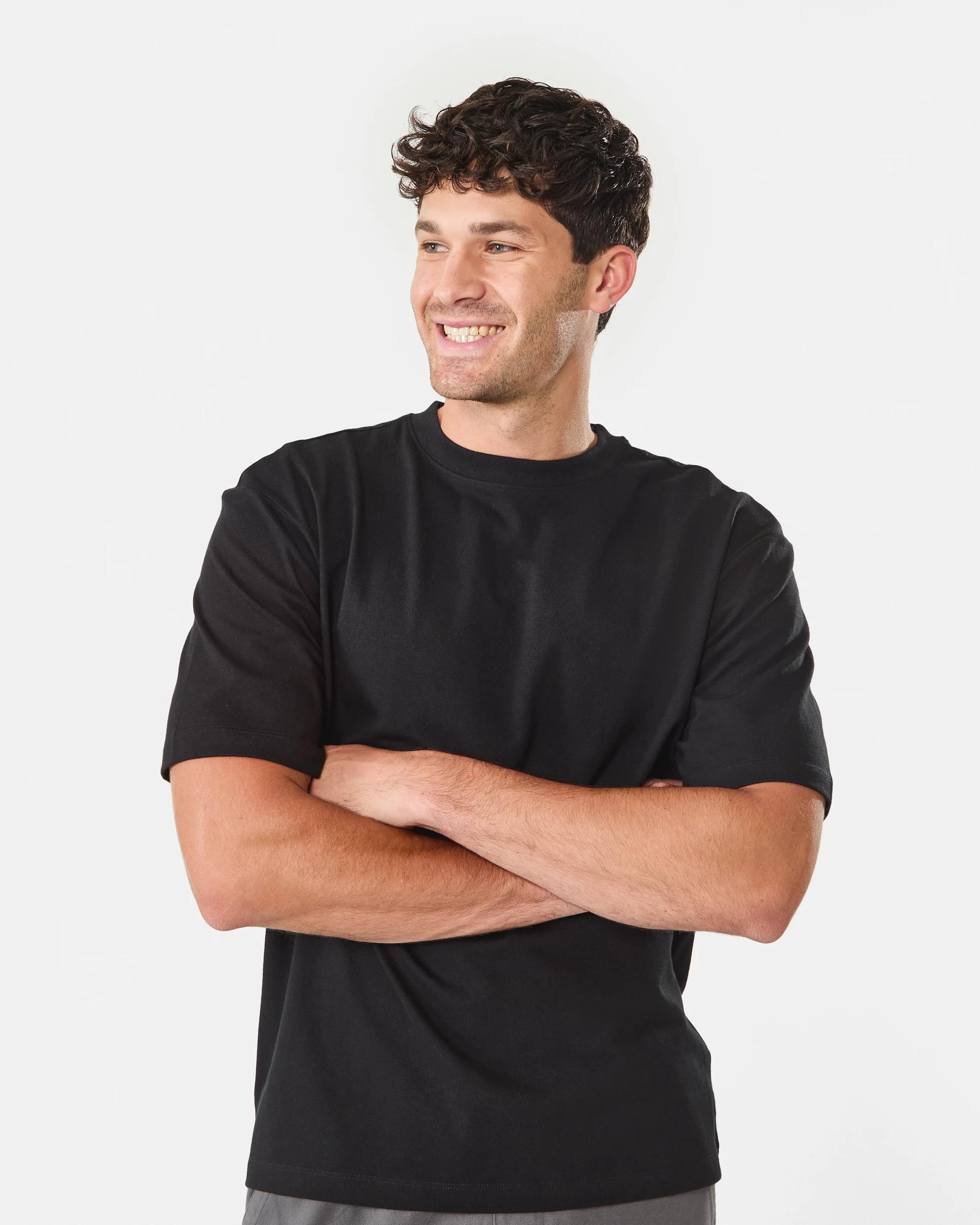 5 Oversized Heavyweight T-shirt BLACK, 5 of 7