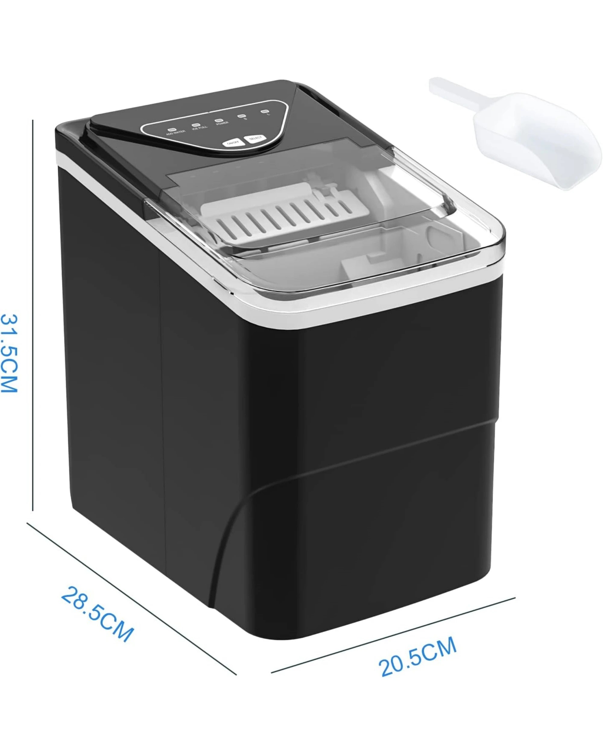 8 Advwin 2.2L Ice Maker Portable Ice Maker Machine With Self-cleaning Function, 8 of 8