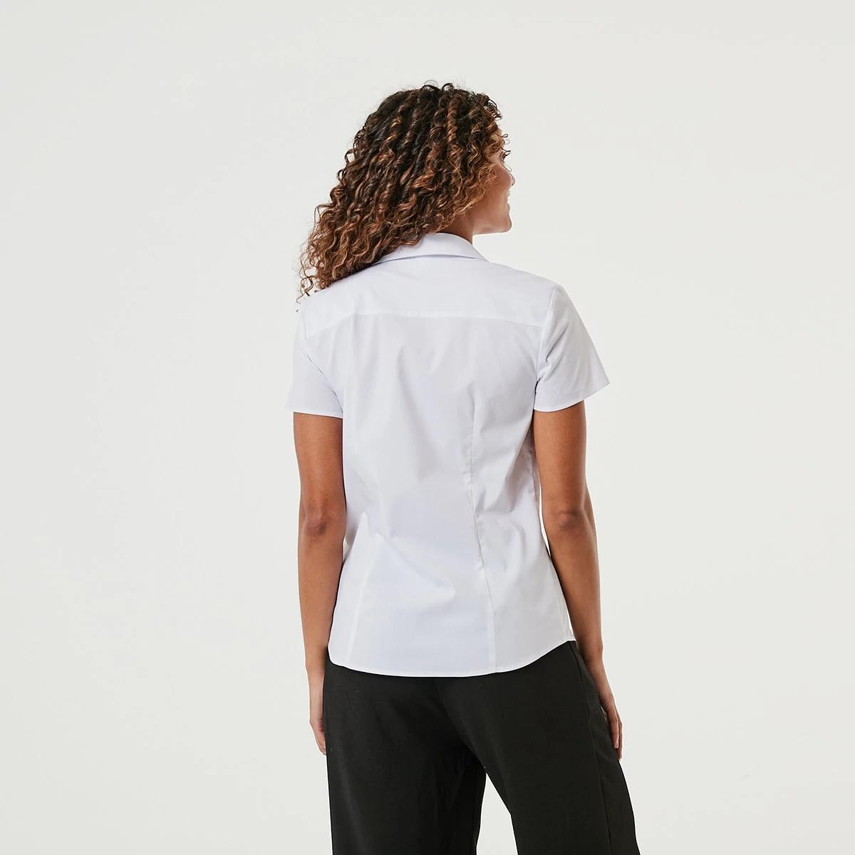 5 Short Sleeve Work Shirt White, 5 of 7