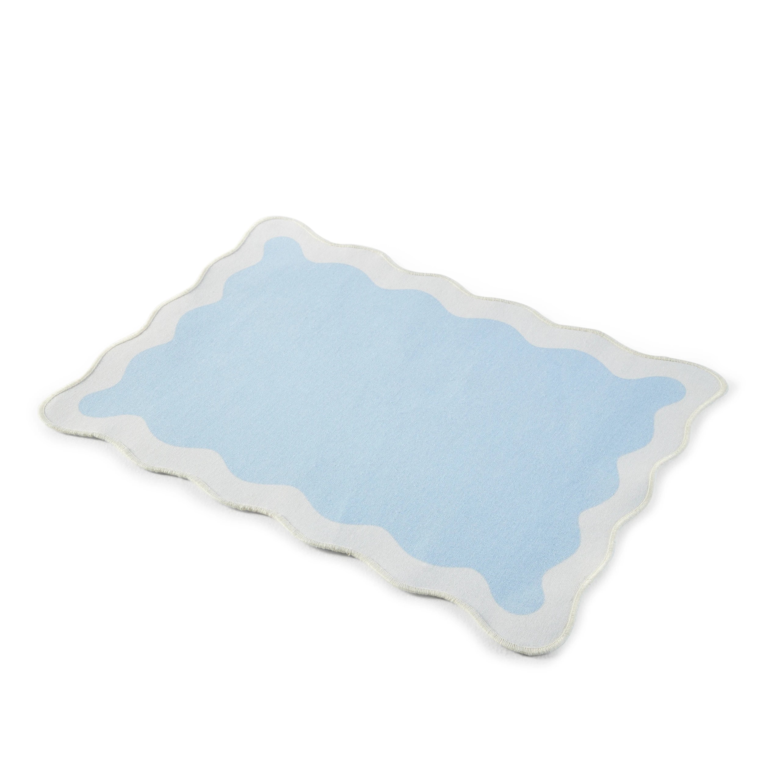 2 Blue Wave Edge Placemat, 2 of 5