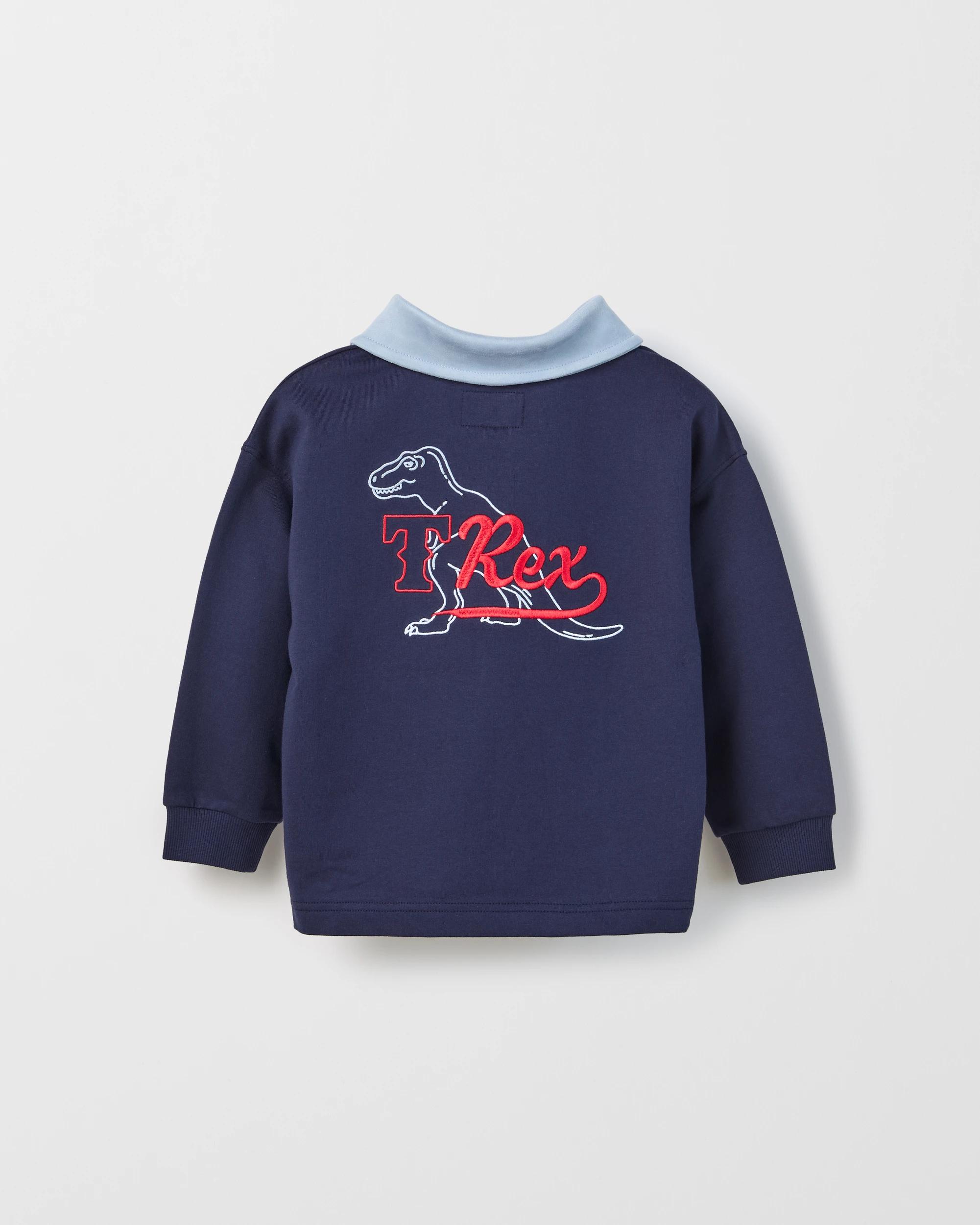 7 Target Kids Australian Cotton Rugby Top NAVY BLUE, 7 of 7