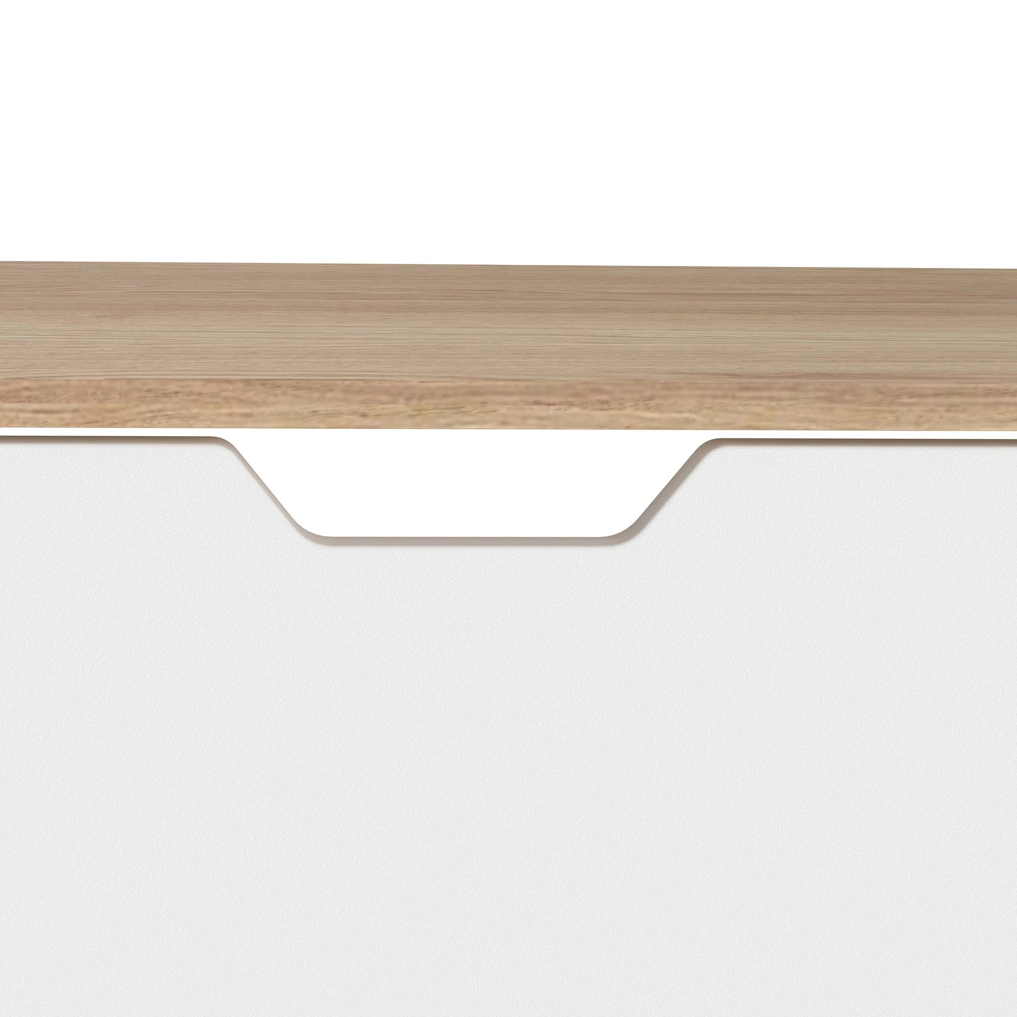 5 Levede Narrow Shoe Cabinet 2 Flip Drawers - White, 5 of 9