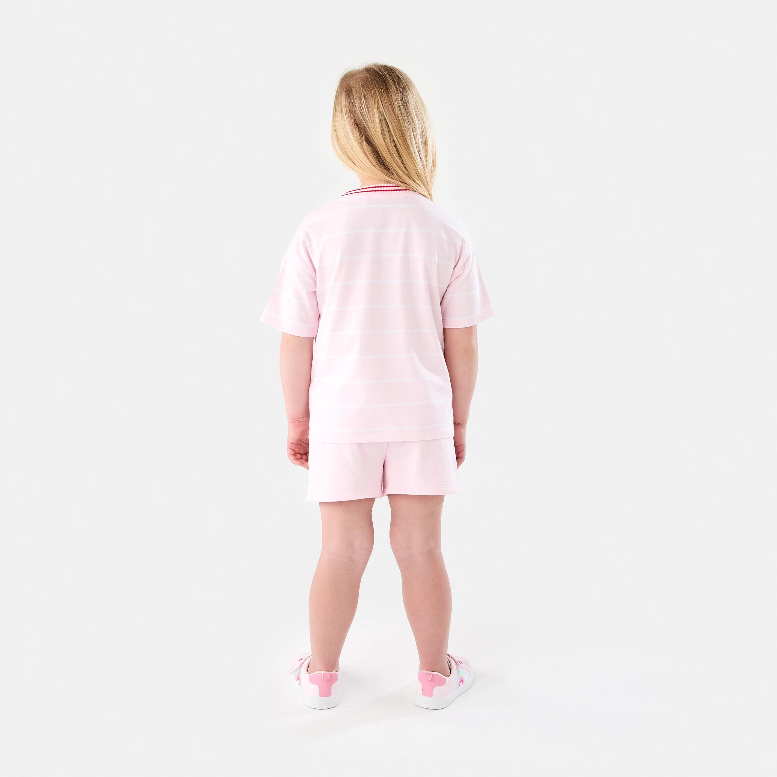 7 Short Sleeve Oversized Sporty T-shirt Pnk La, 7 of 7