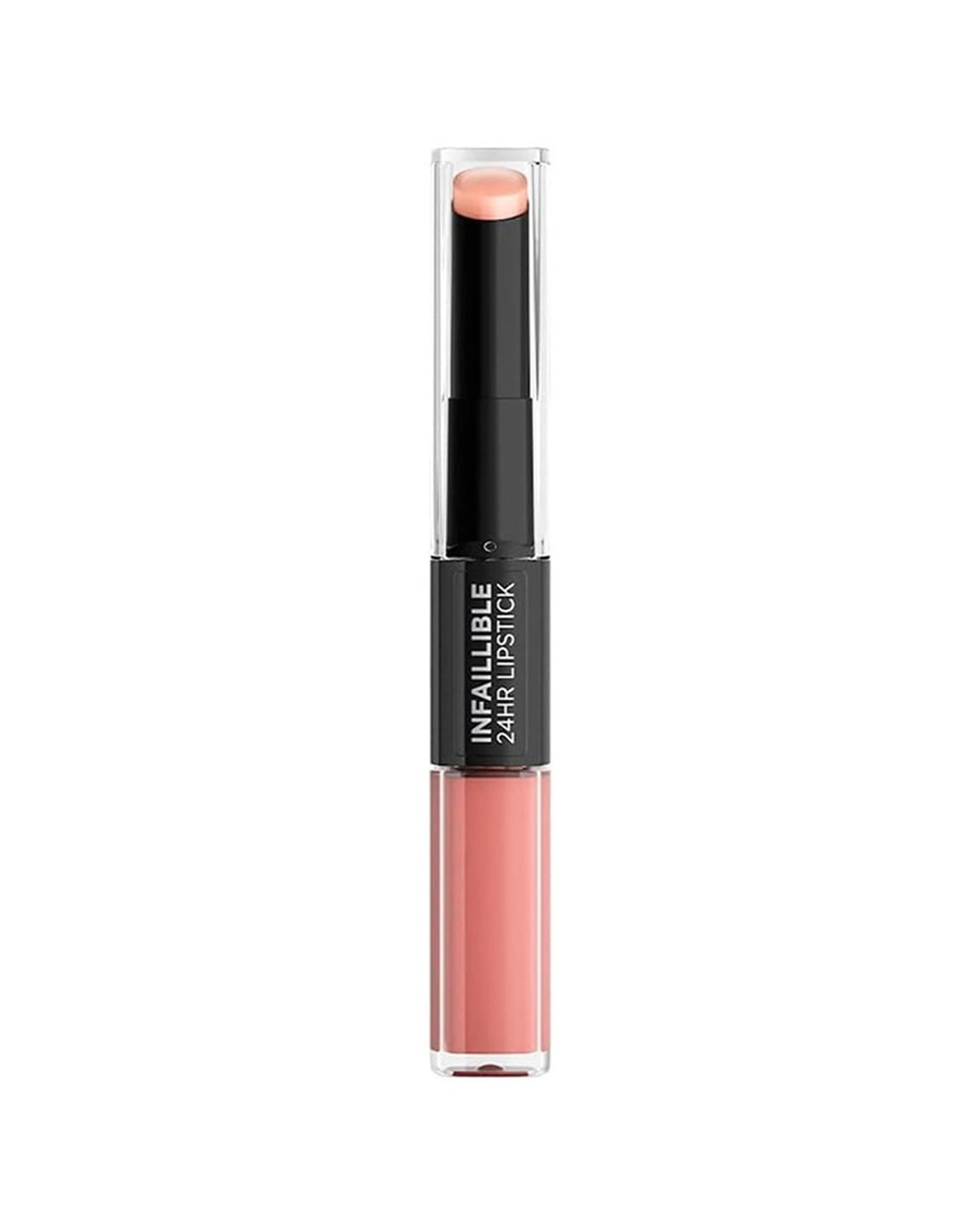1 L'Oreal Paris Infallible 2 Step Liquid Lipstick 803 Eternally Exposed - Pink, 1 of 2