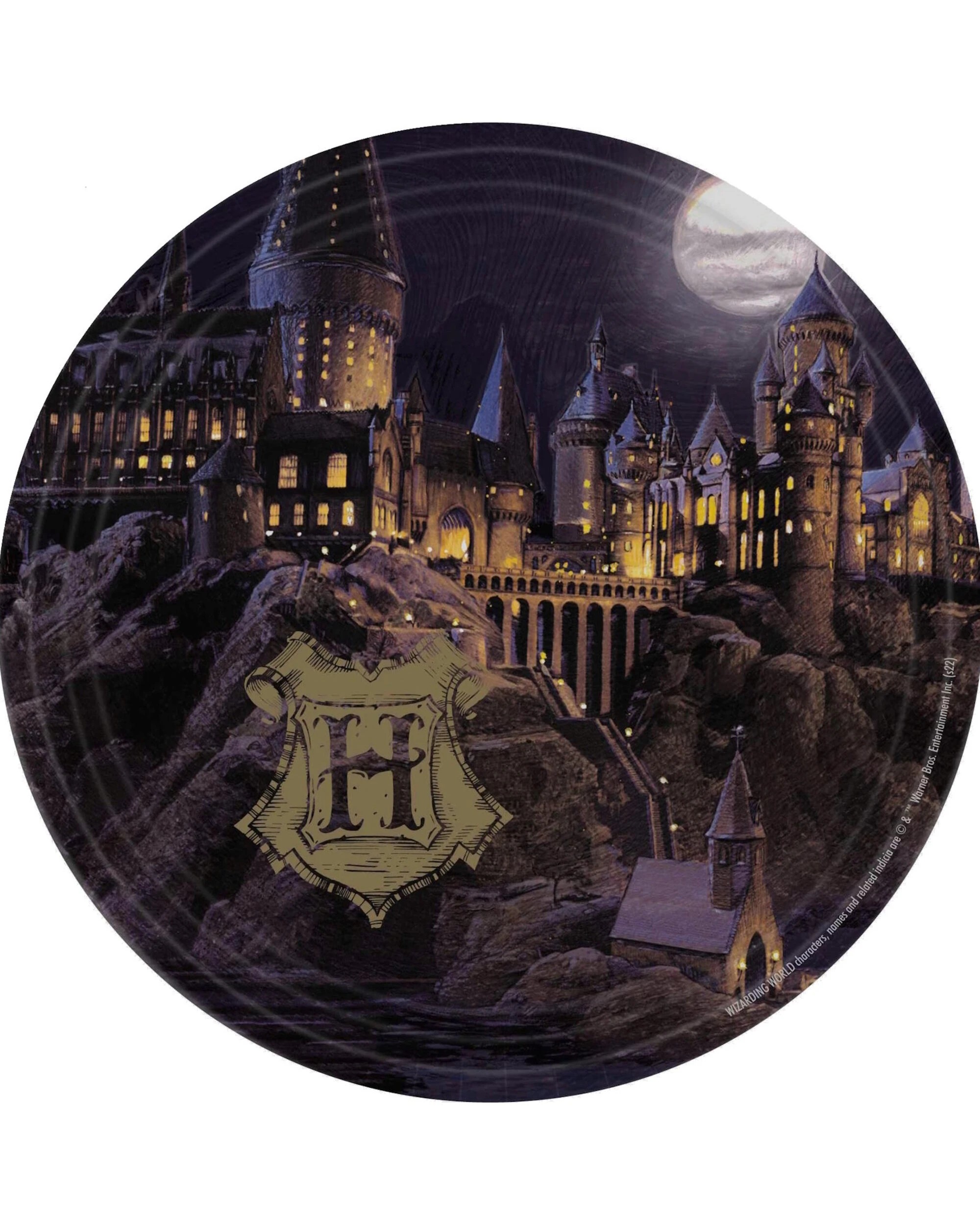 1 Amscan Harry Potter Hogwarts Large Paper Plates Pack of 8, 1 of 1
