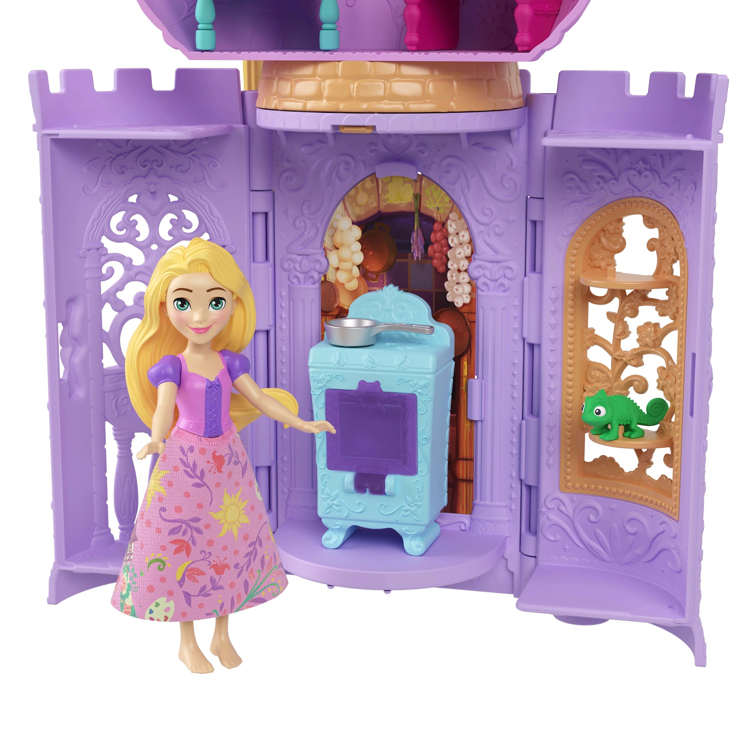 5 Disney Princess Storytime Stackers Rapunzel Tower Playset with 2 Dolls, 5 of 5