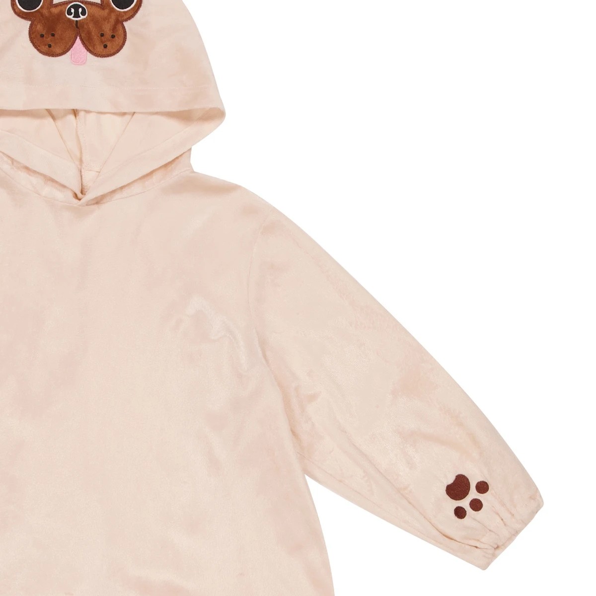 8 Pug Hood Pullover Costume - Ages 4-6, 8 of 10