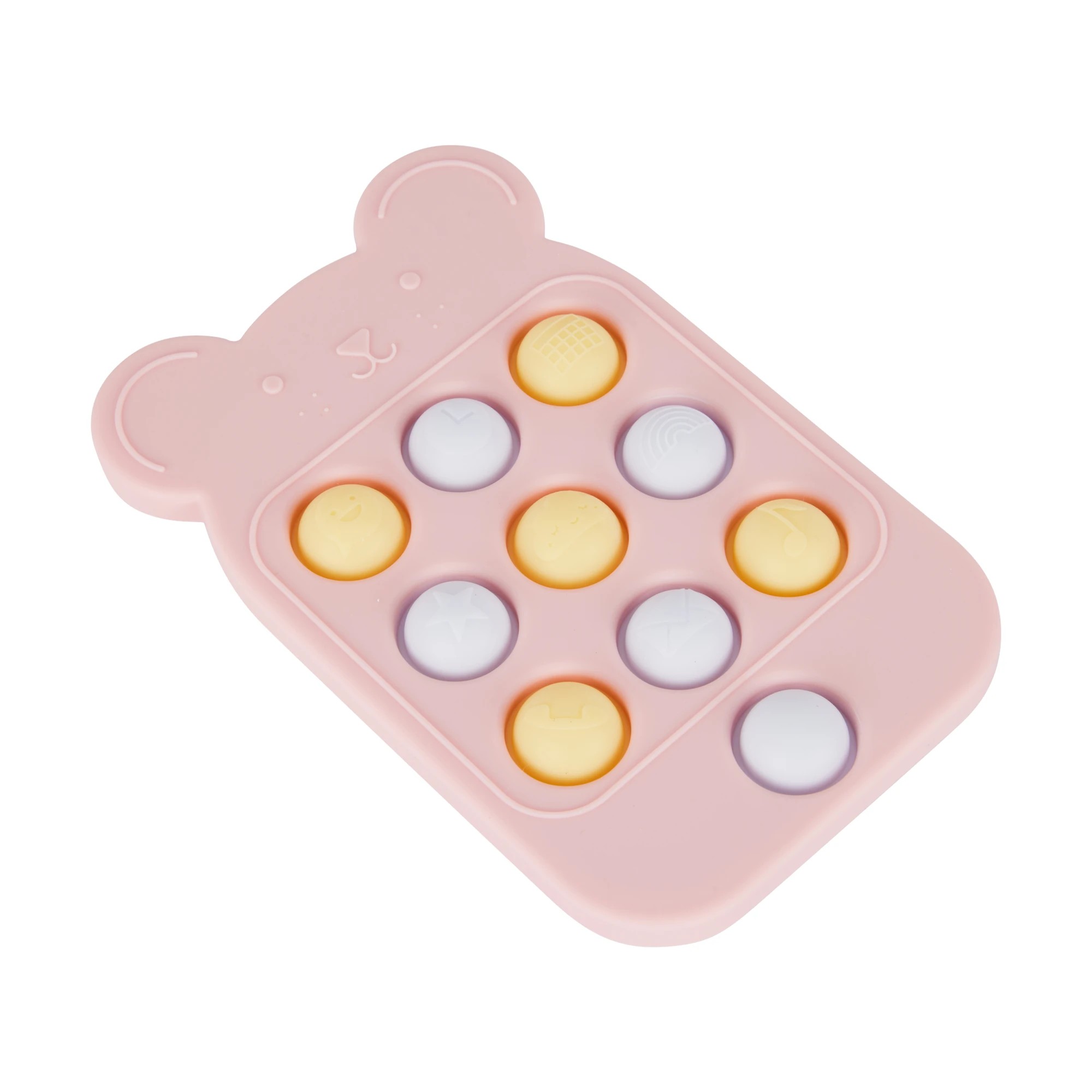 5 Silicone Phone Popper Teether Toy - Assorted, 5 of 9