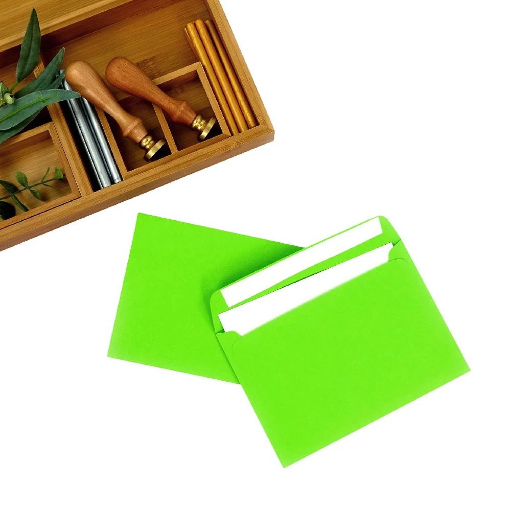8 Quill C6 Envelopes Lime 25 Pack, 8 of 8