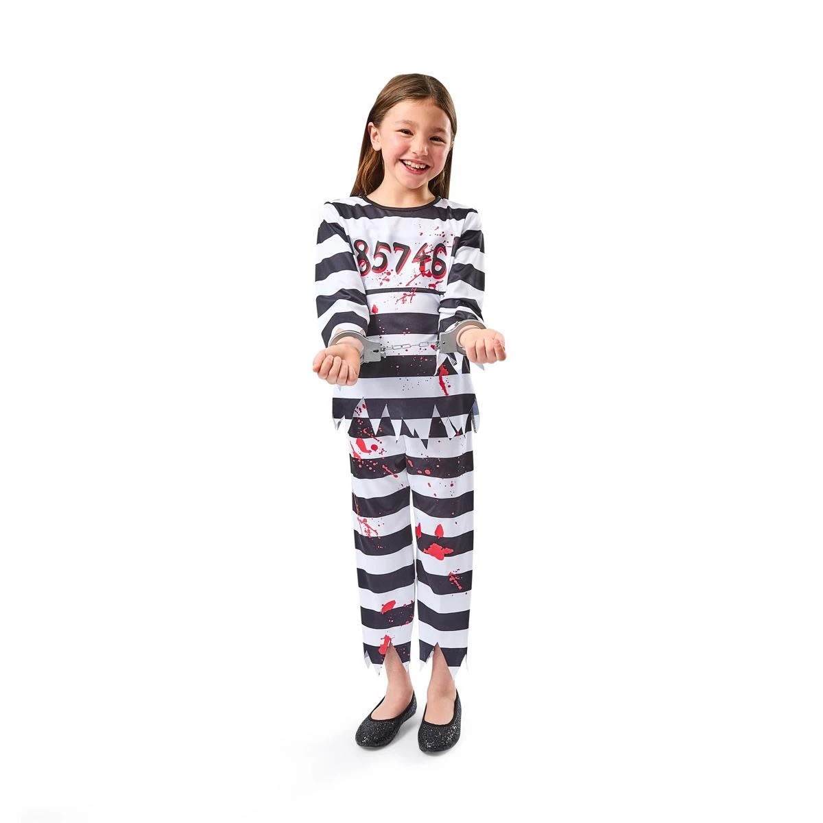 2 3 Piece Prisoner Costume - Ages 8+, 2 of 10
