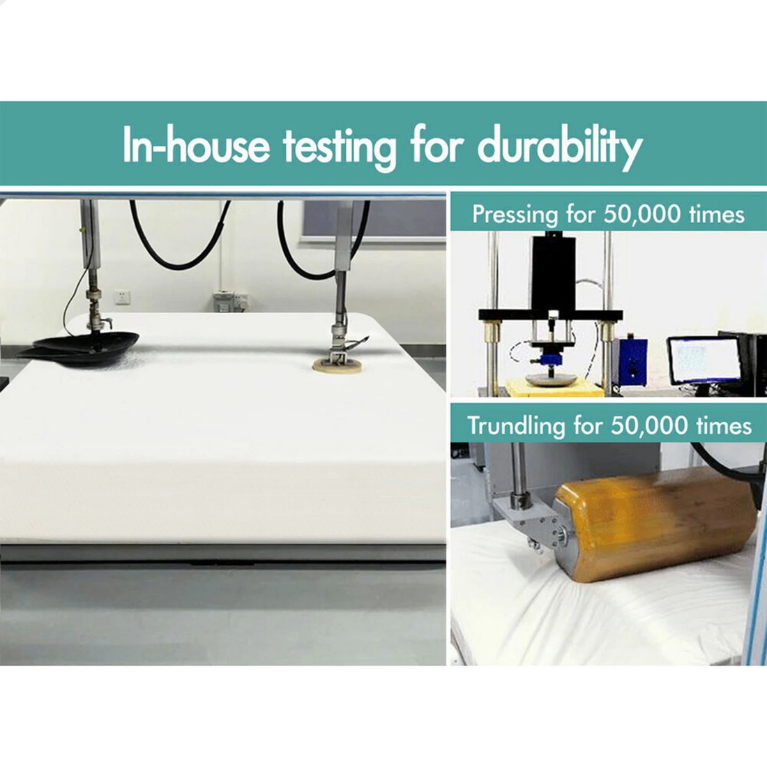 9 Starry Eucalypt Memory Foam Mattress Topper Ventilated Gel Bamboo 12cm, 9 of 10