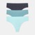 WASHED SLATE, SEAGRASS BLUE, BRIGHT TURQUOISE