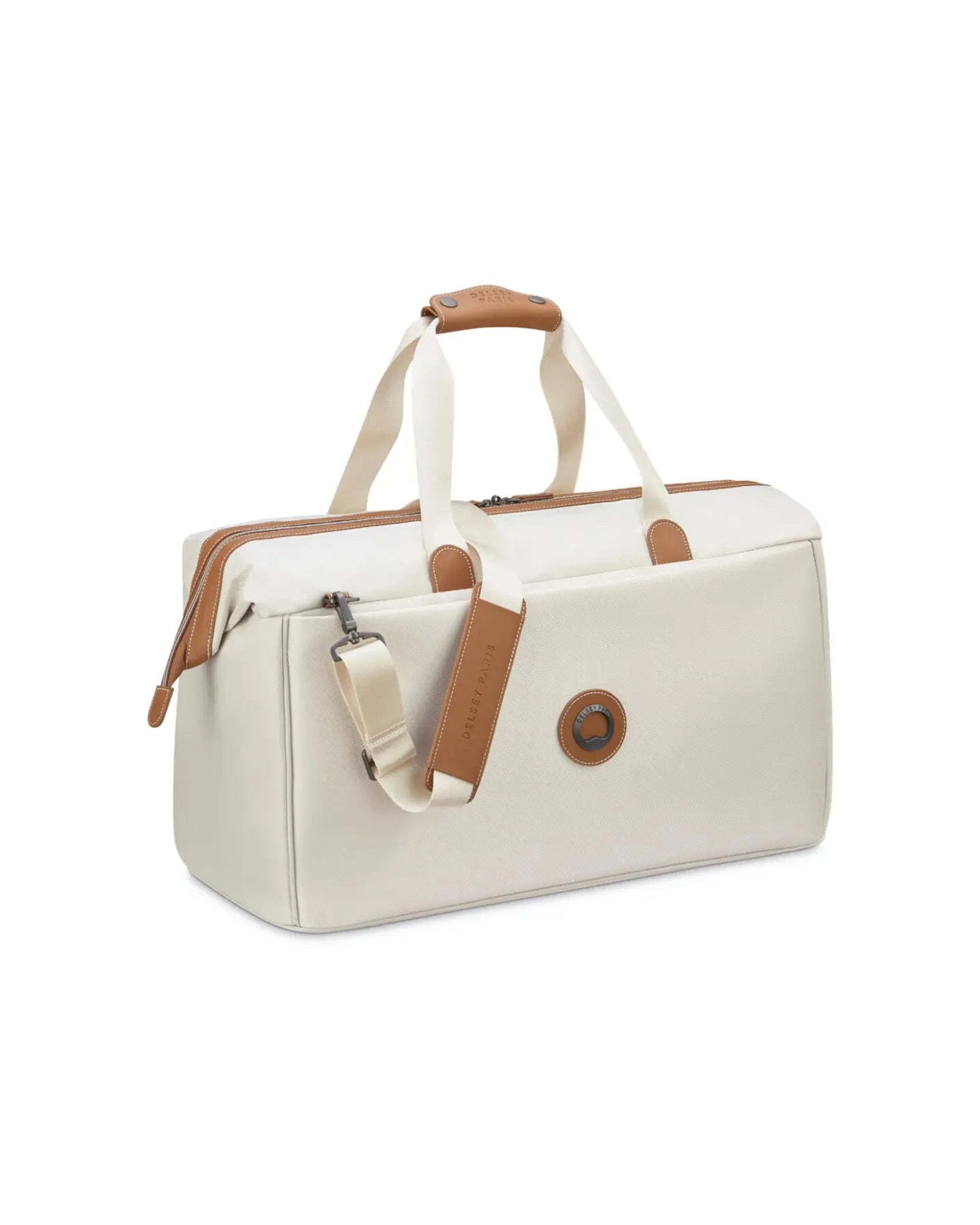 3 Delsey Chatelet Air 2.0 Weekender L Overnight Bag Vacuum Insulated Leakproof Angora - Natural, 3 of 8