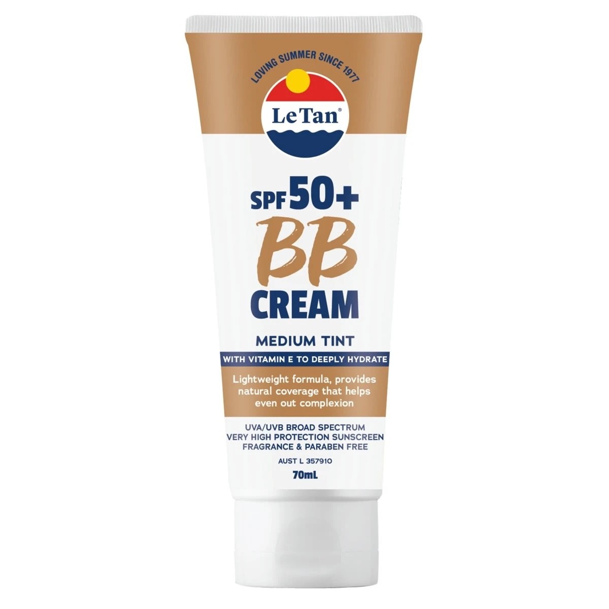 1 Le Tan SPF50+ BB Cream 70ml - Medium Tint, Vitamin E, 1 of 1