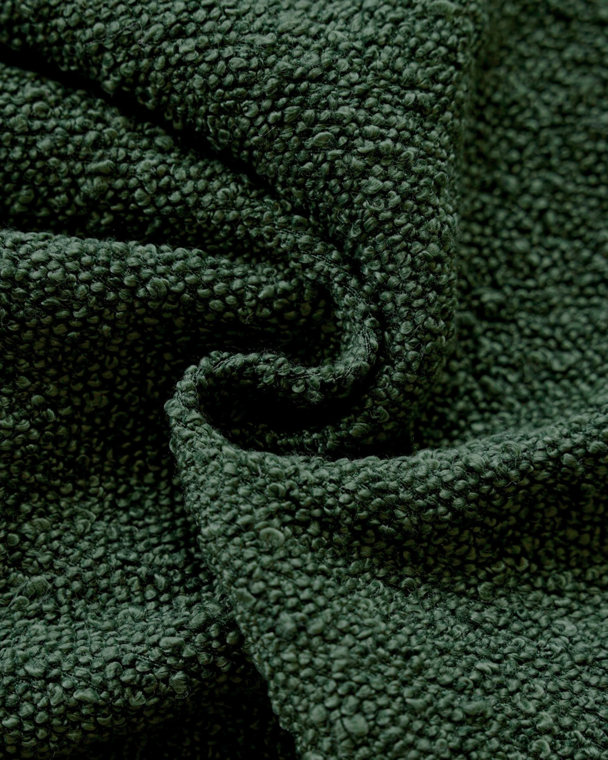 3 Gioia Casa 2-Pack Bouclé Cushion Covers 45x45cm - Forest Green, 3 of 4