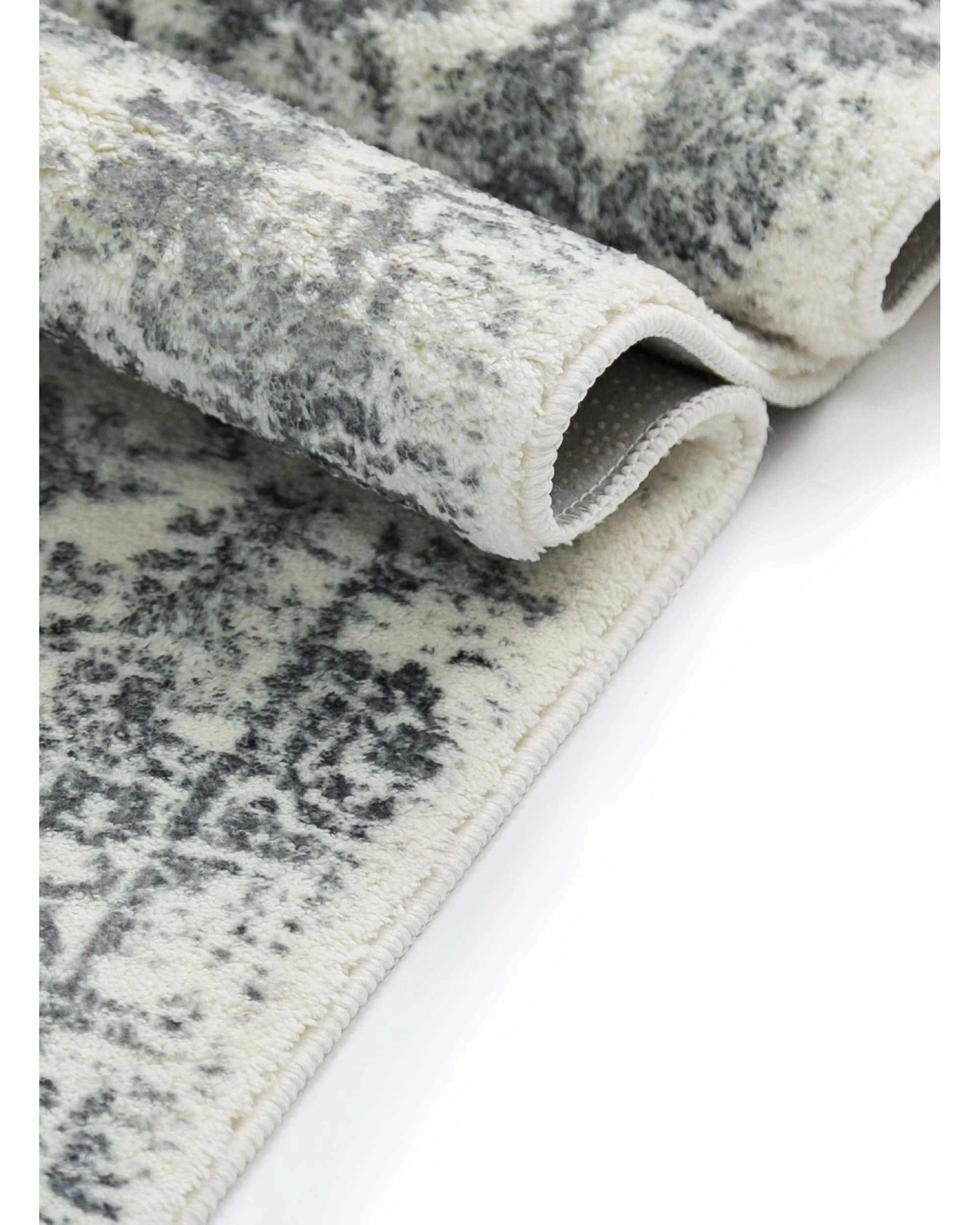 6 Loopsie Khana Tribal Washable Rug-330cm x 240cm - Grey, 6 of 6