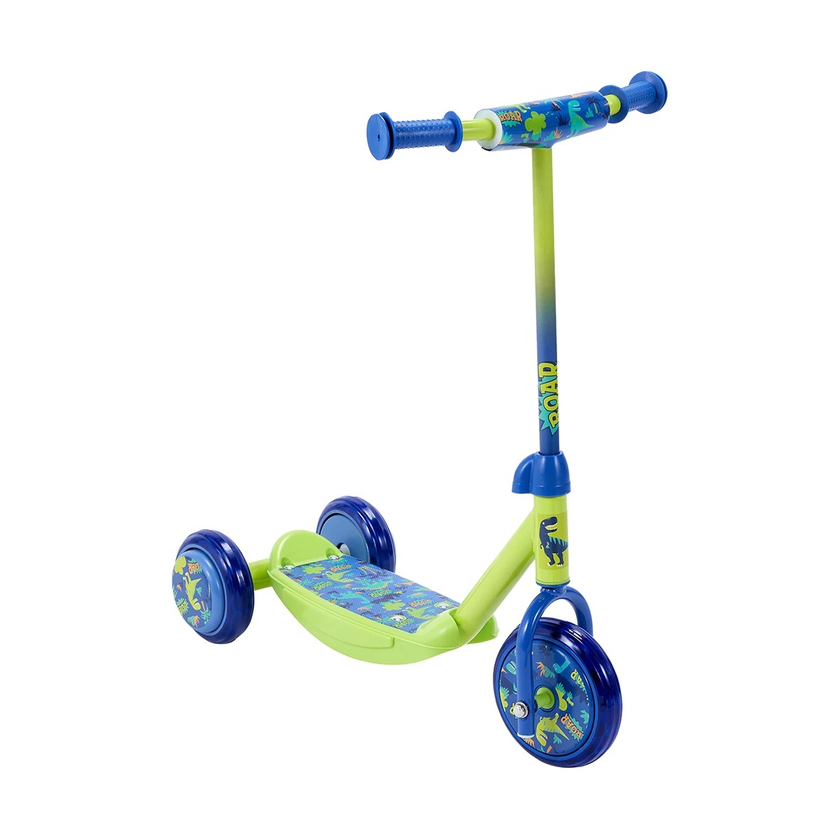 1 Dinosaur Tri Scooter - Blue, 1 of 8