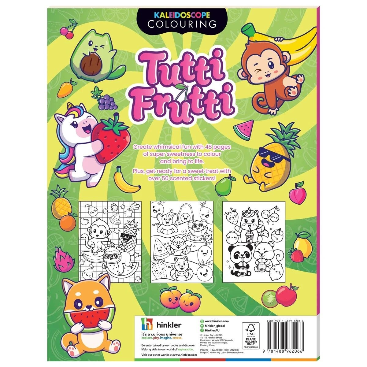 2 Kaleidoscope Colouring: Tutti Frutti - Book, 2 of 6