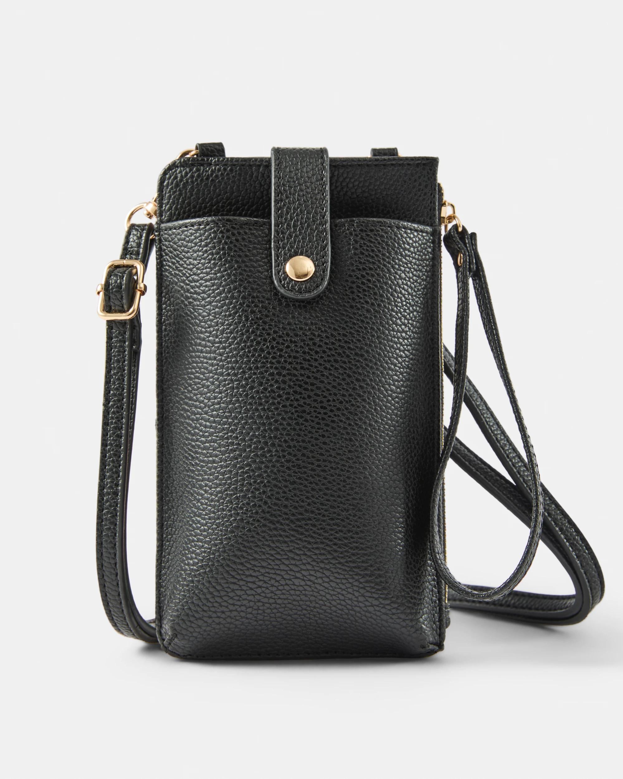1 Phone Wallet Bag Black, 1 of 6