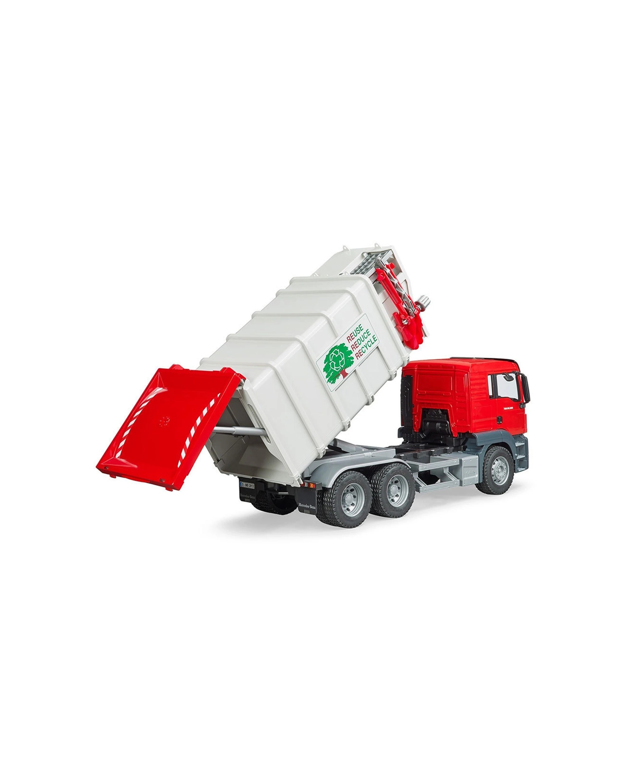 5 Bruder Man Tgs Side Loading Garbage Truck 1 16 Scale With 2 Bins Kids Toy. - Multi, 5 of 6