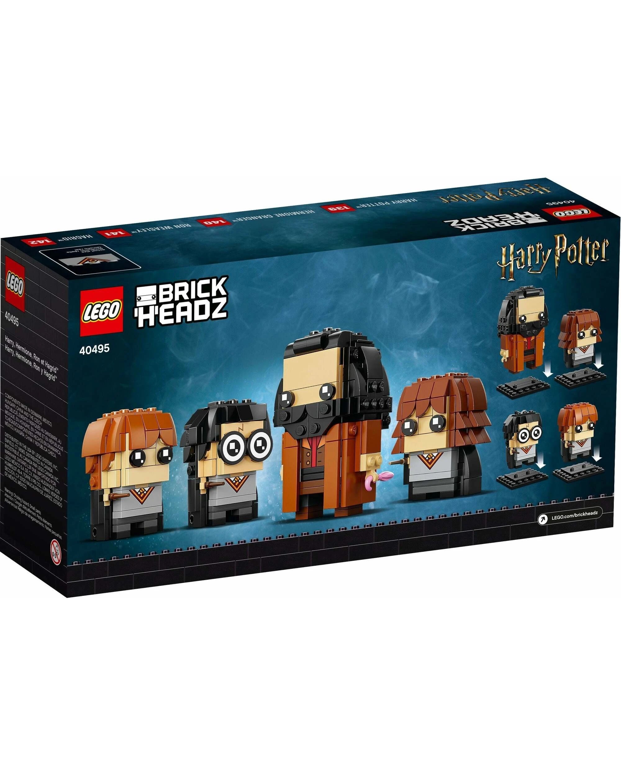 2 LEGO BrickHeadz 40495 Harry, Hermione, Ron & Hagrid, 2 of 5