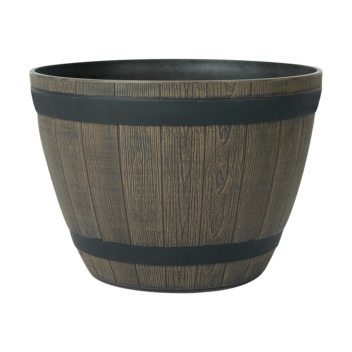 1 51cm Barrel Look Planter, 1 of 6
