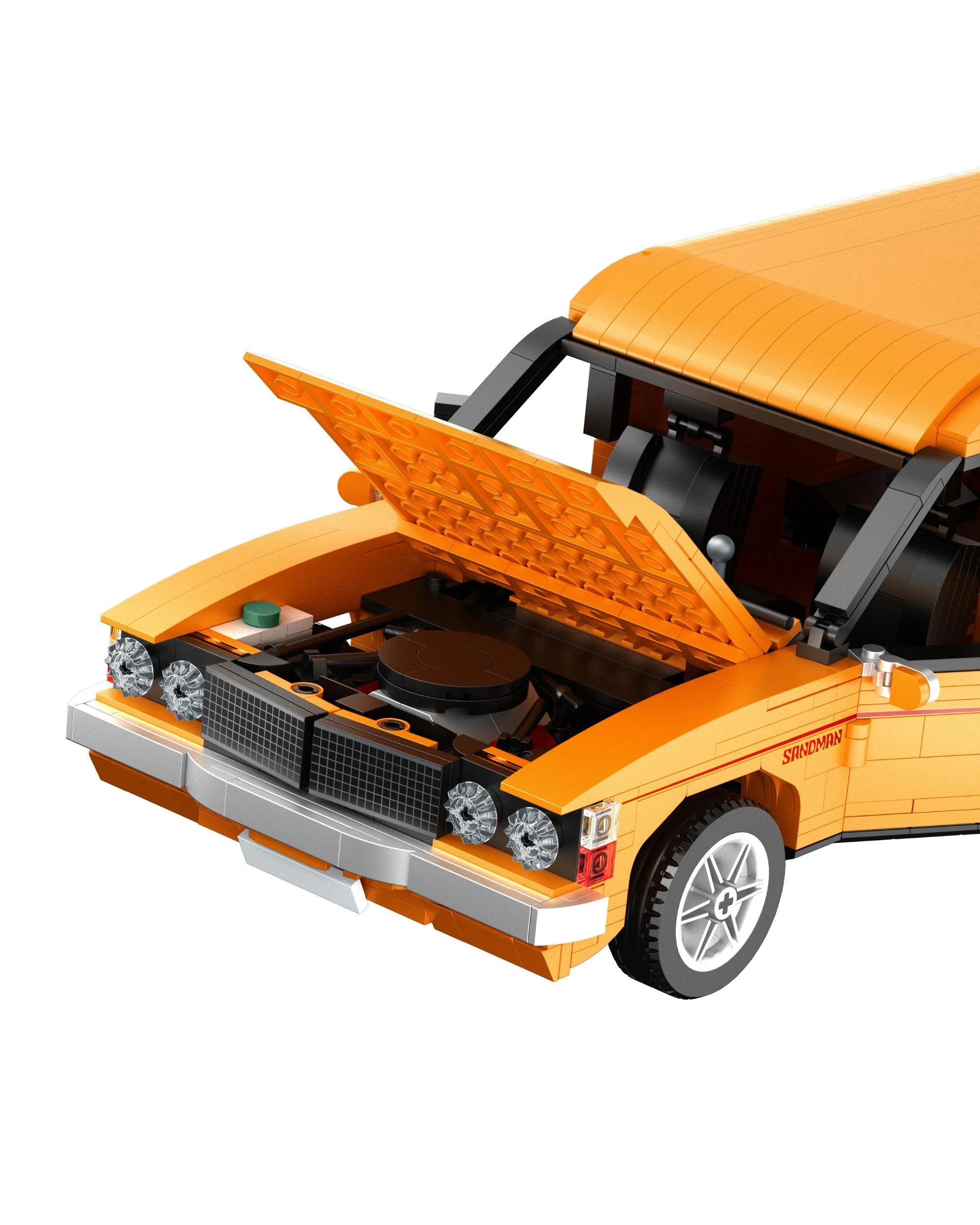 6 iM.Master Mechanical Master Limited Edition Holden HZ Sandman Orange 1037 Piece Model Kit - 1974 - Orange, 6 of 7