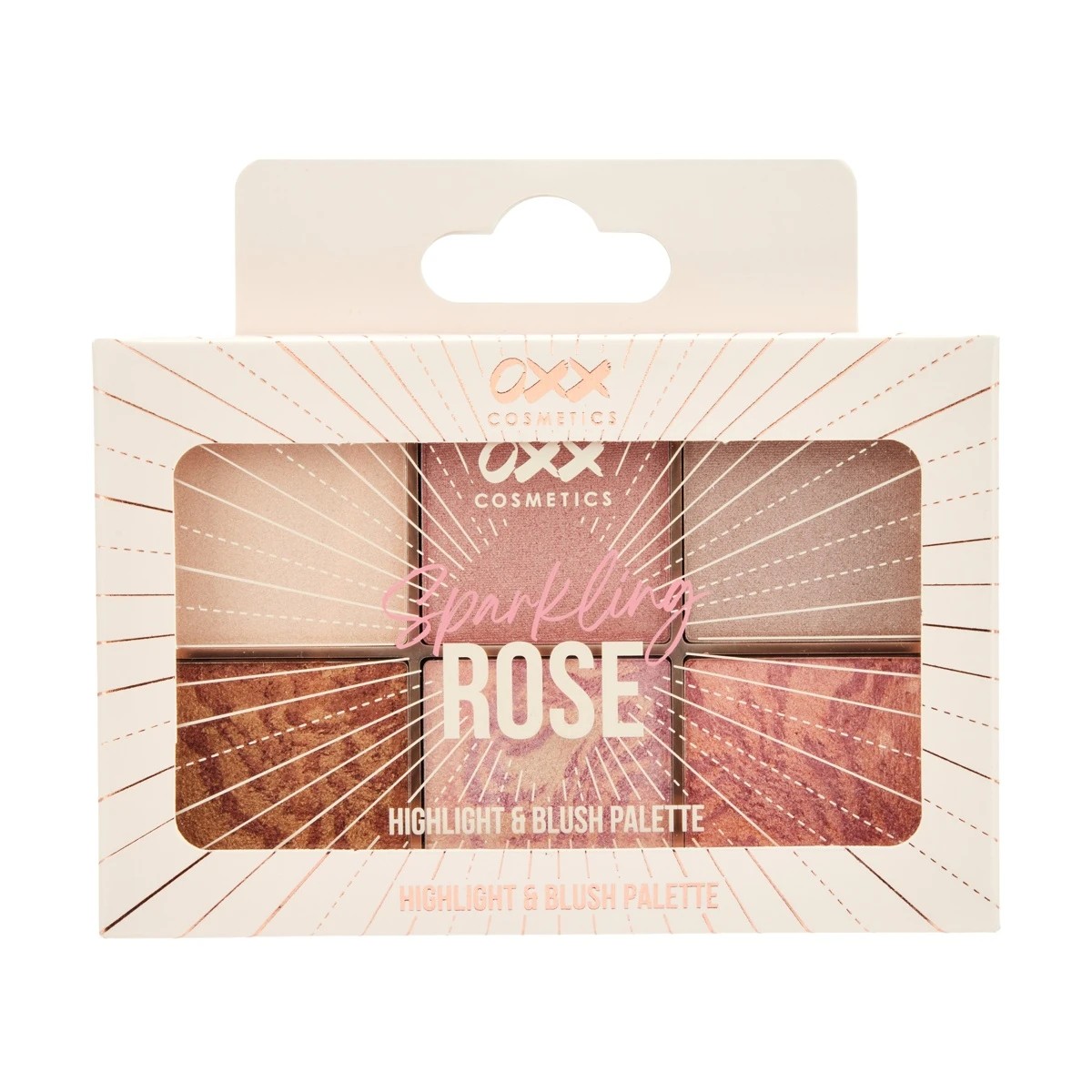 5 OXX Cosmetics Sparkling Rose Highlight and Blush Palette, 5 of 6
