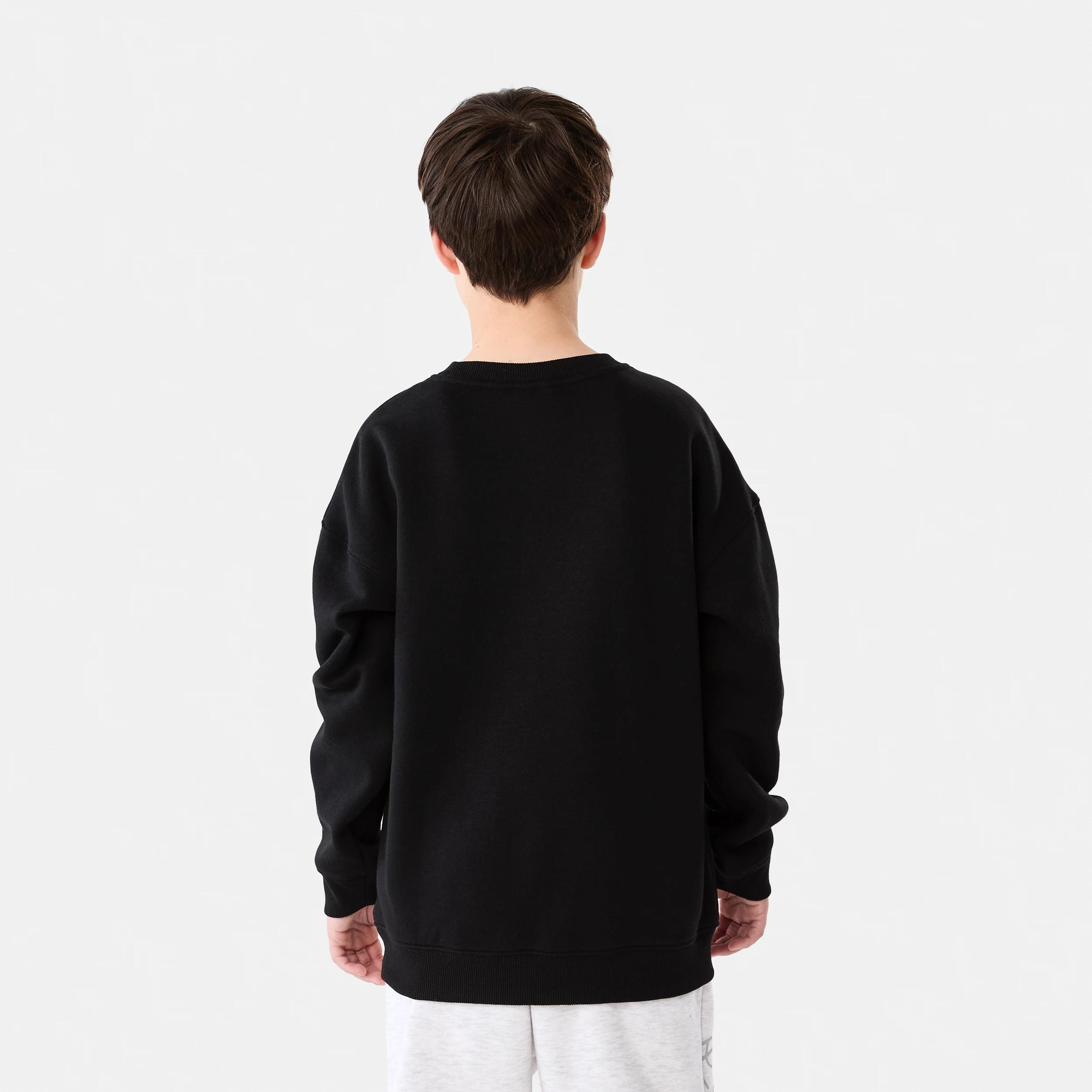3 Official NBA Kids Fleece Crew Neck Top BLACK LAKERS FLEECE CREW, 3 of 5