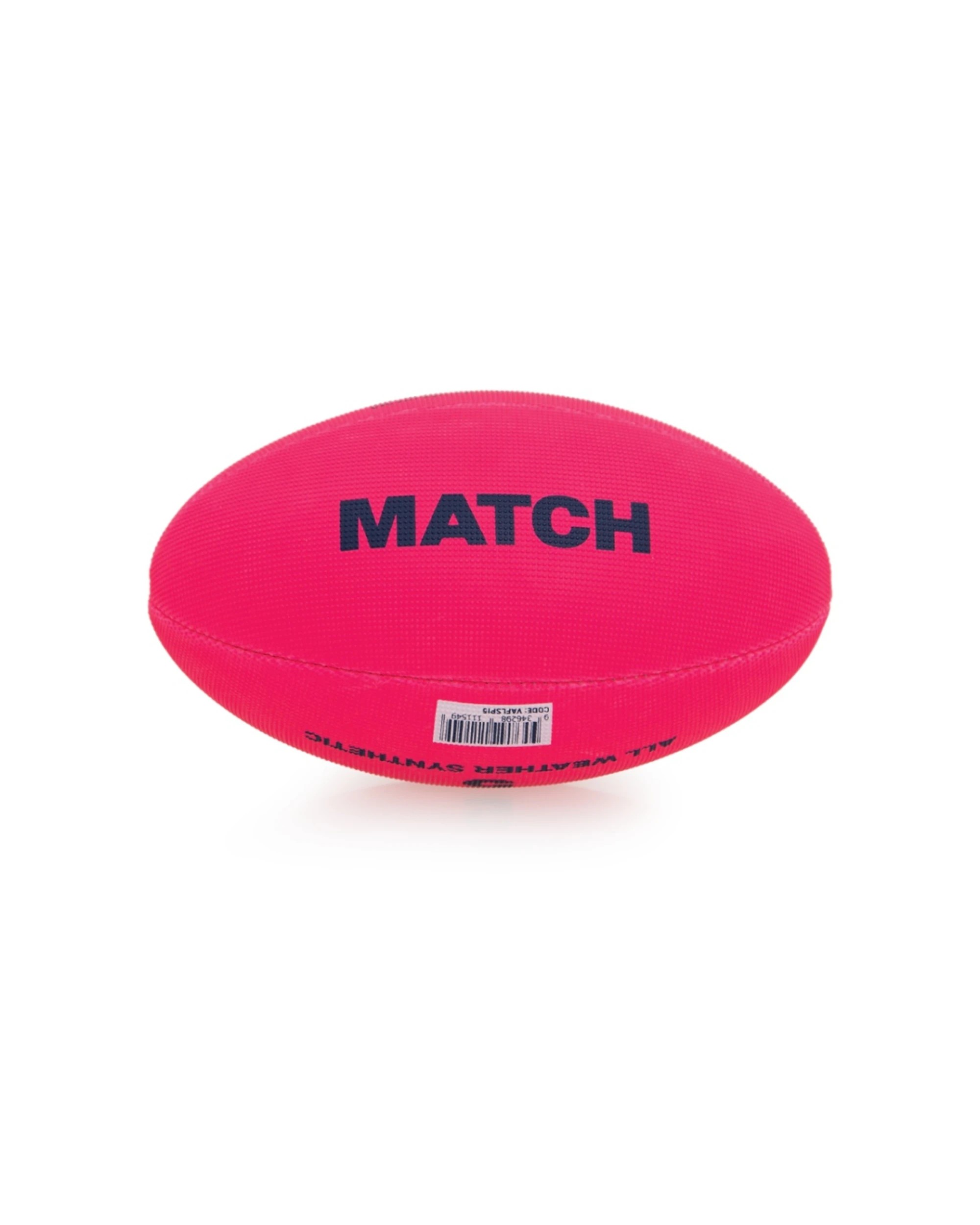 3 Victor Sports Synthetic Football Durable AFL Ball Size 2 Hand-Stitched - Pink, 3 of 4