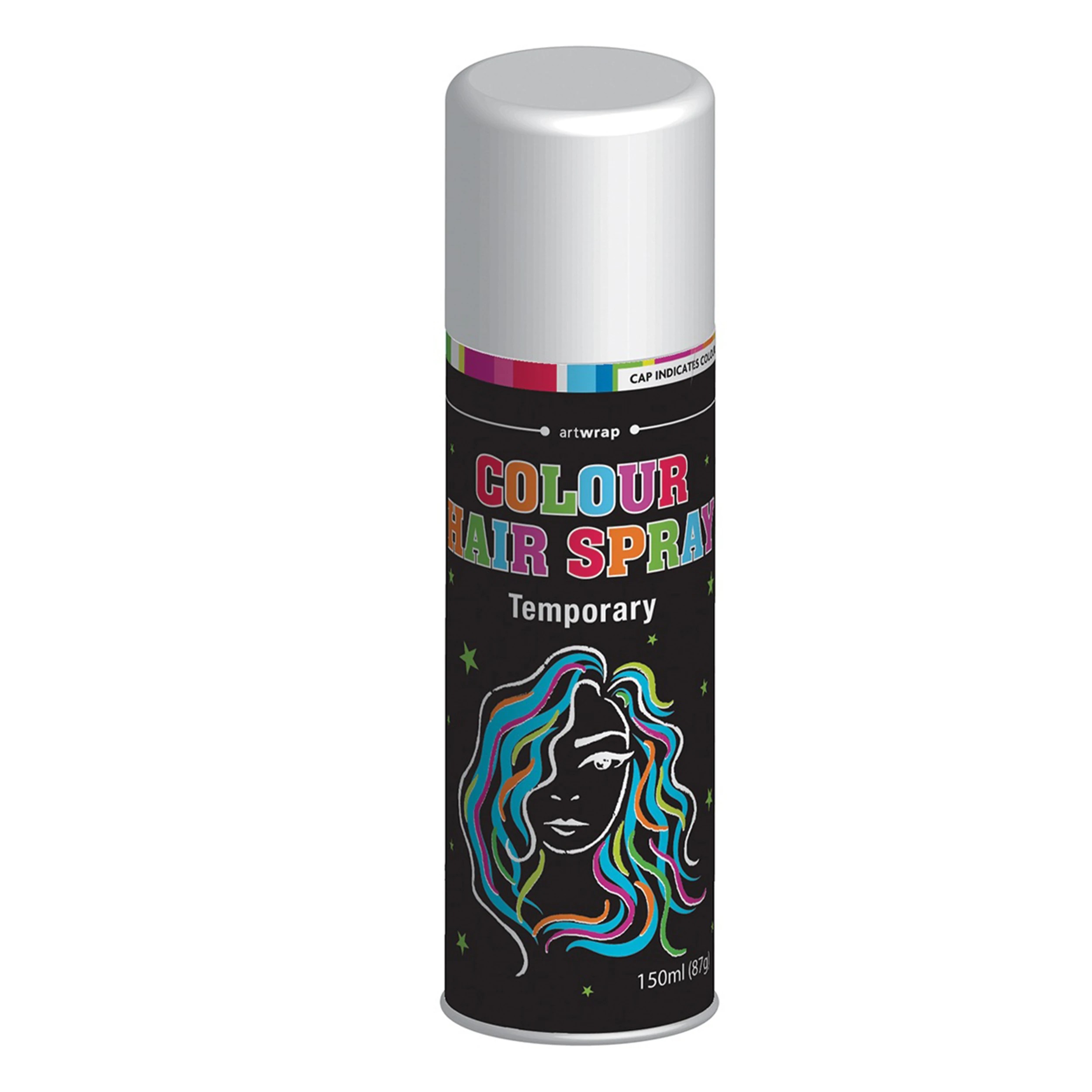 3 Halloween Temporary Hairspray Colour 150ml - Assorted, 3 of 4