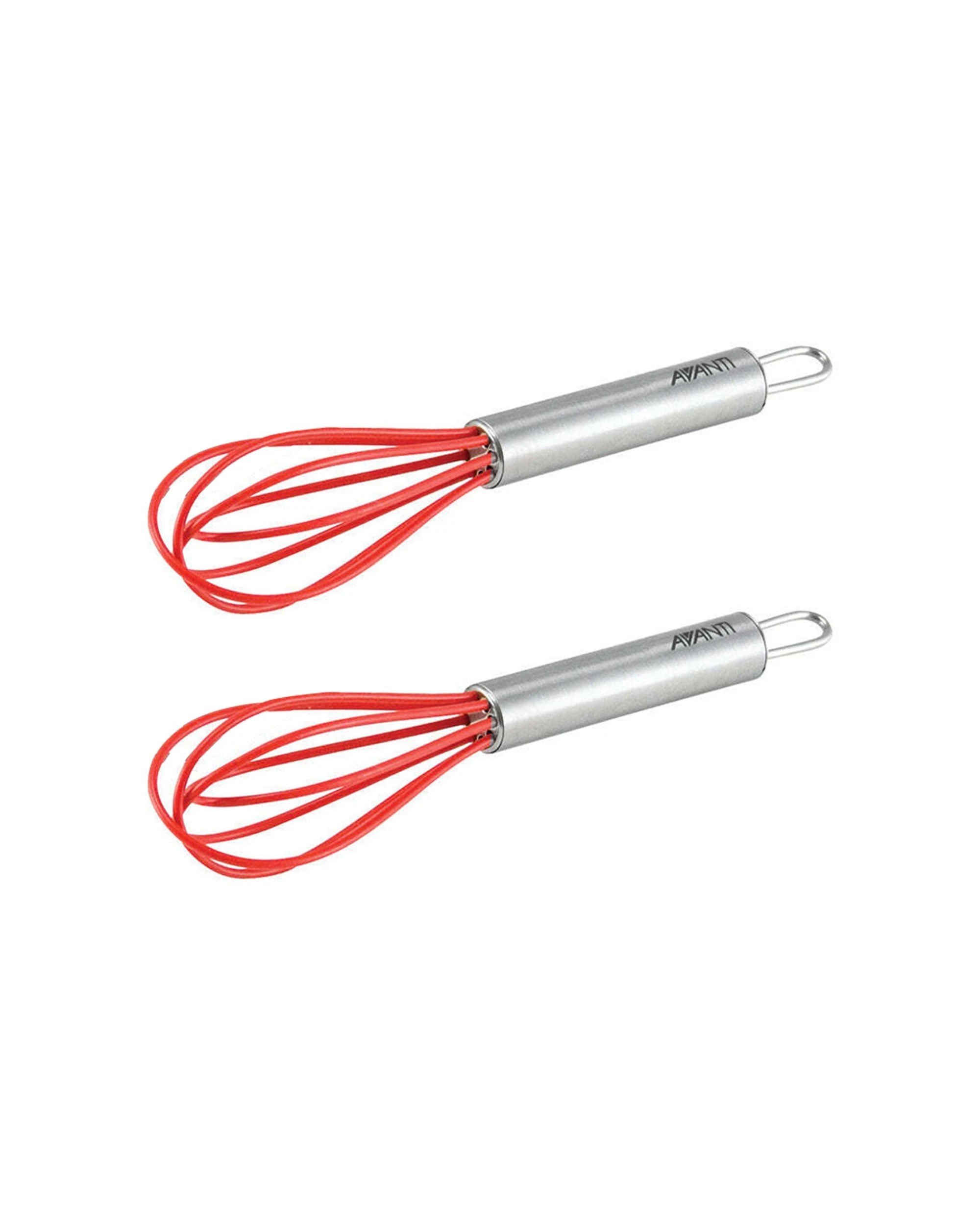 1 Avanti 2PK 15cm Silicone Mini Whisk Kitchen Baking Utensil - Assorted, 1 of 1