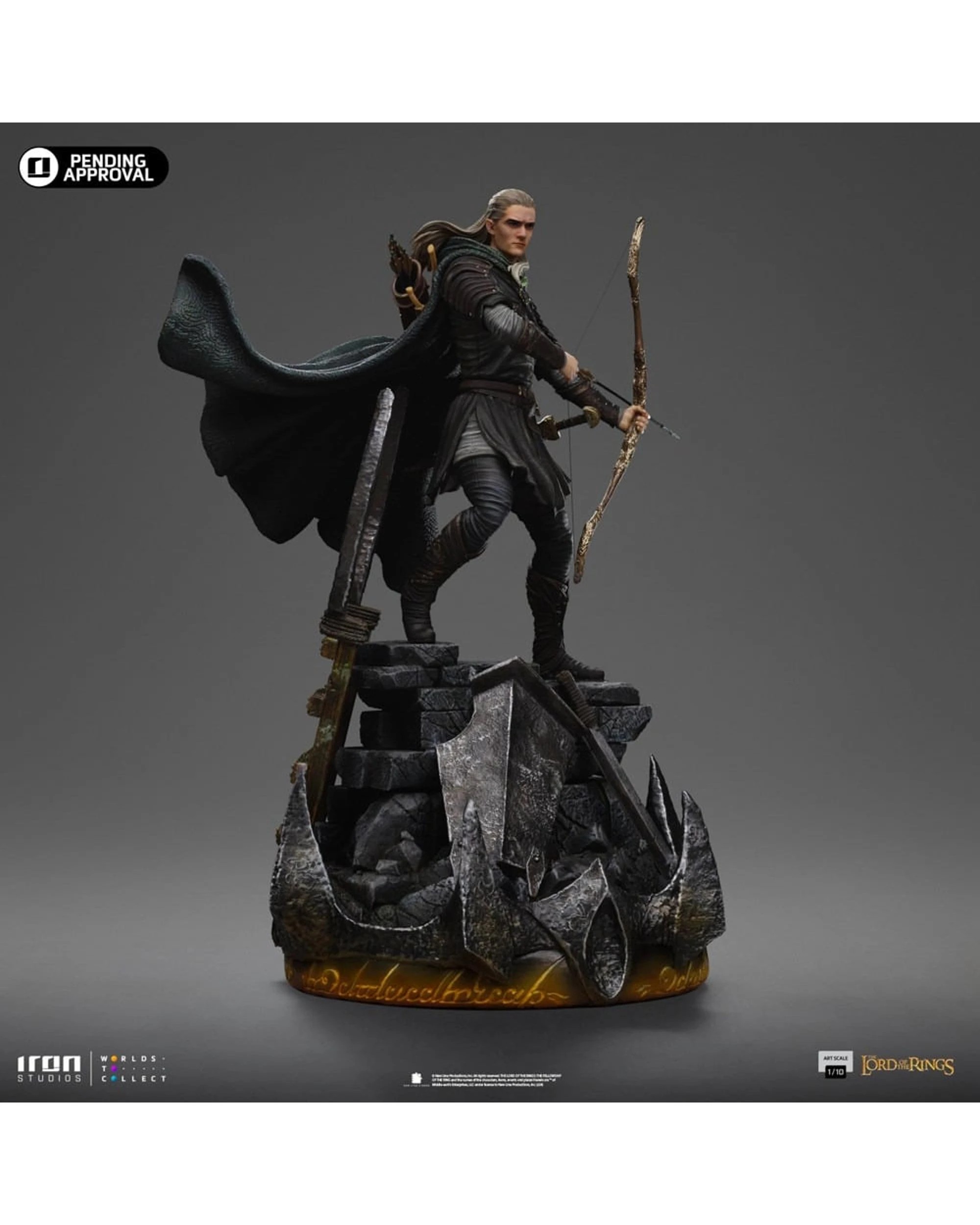 3 The Lord of the Rings Legolas Unleashed 1:10 Scale Statue, 3 of 7