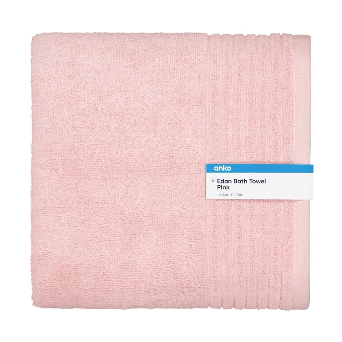 5 Edan Cotton Bath Towel - Pink, 5 of 6