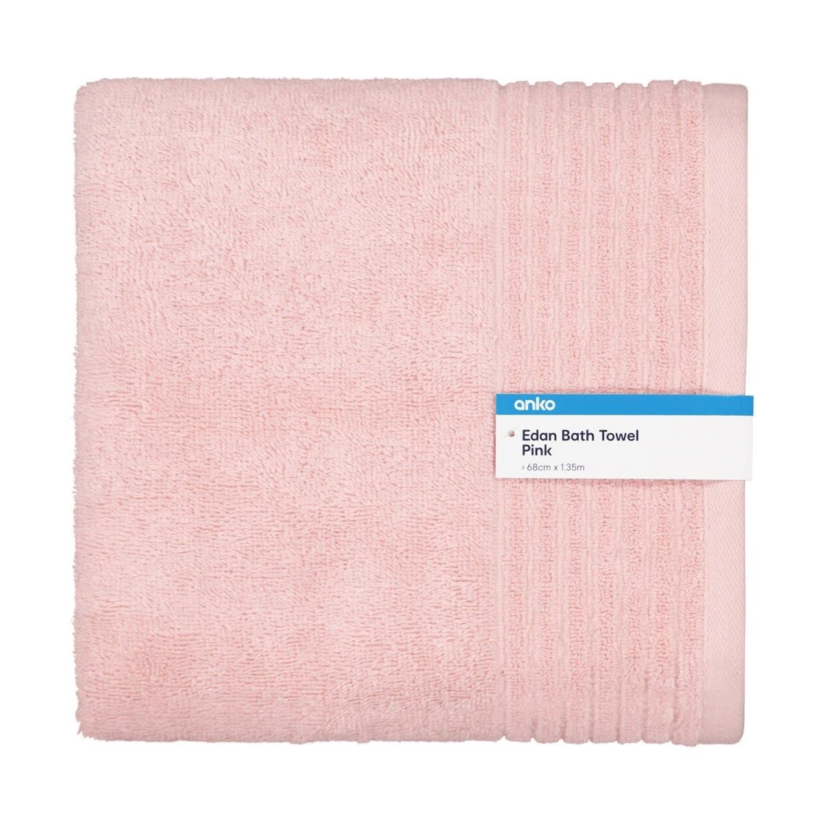 5 Edan Cotton Bath Towel - Pink, 5 of 6