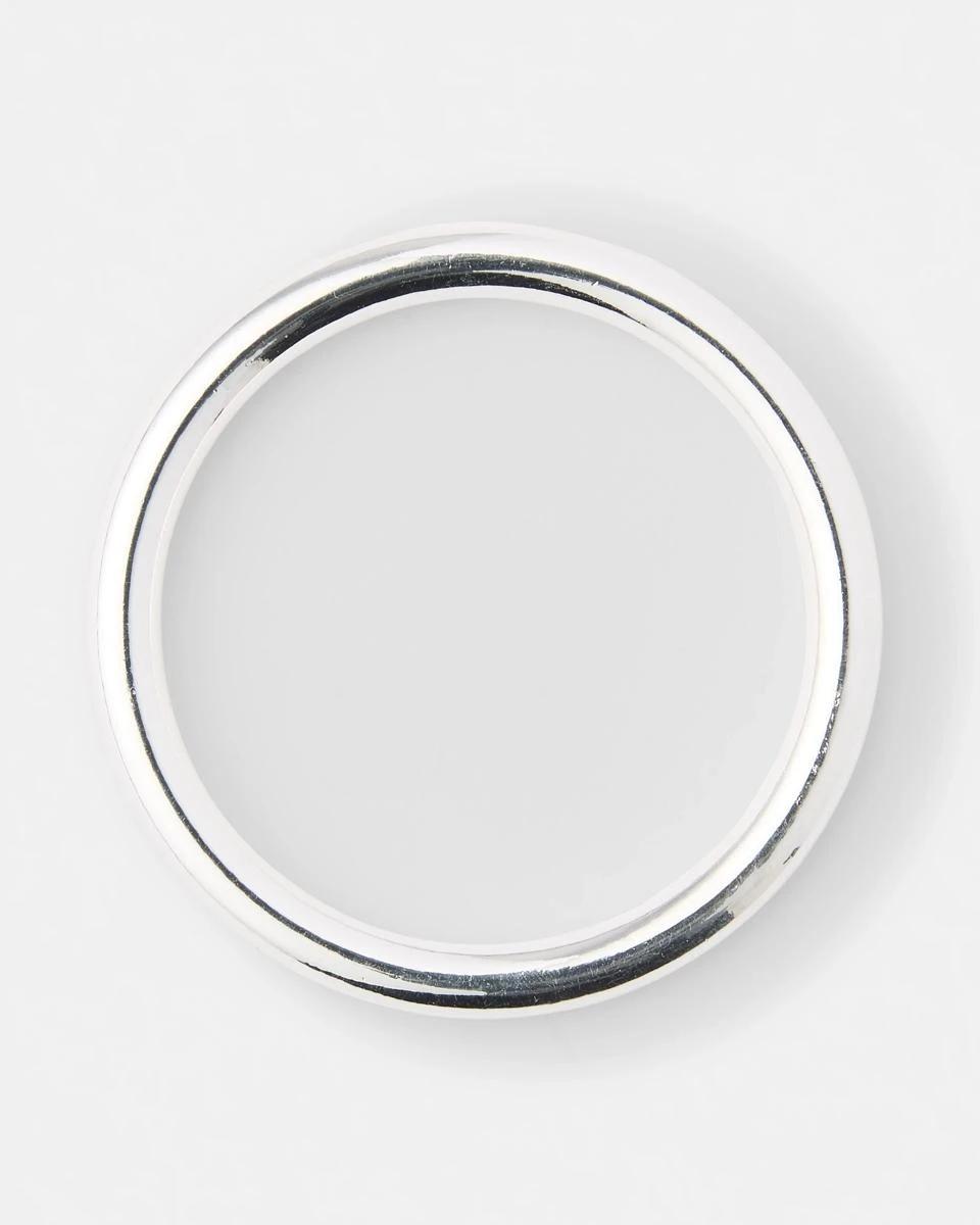 1 Smooth Bangle - Silver Tone Silver, 1 of 5